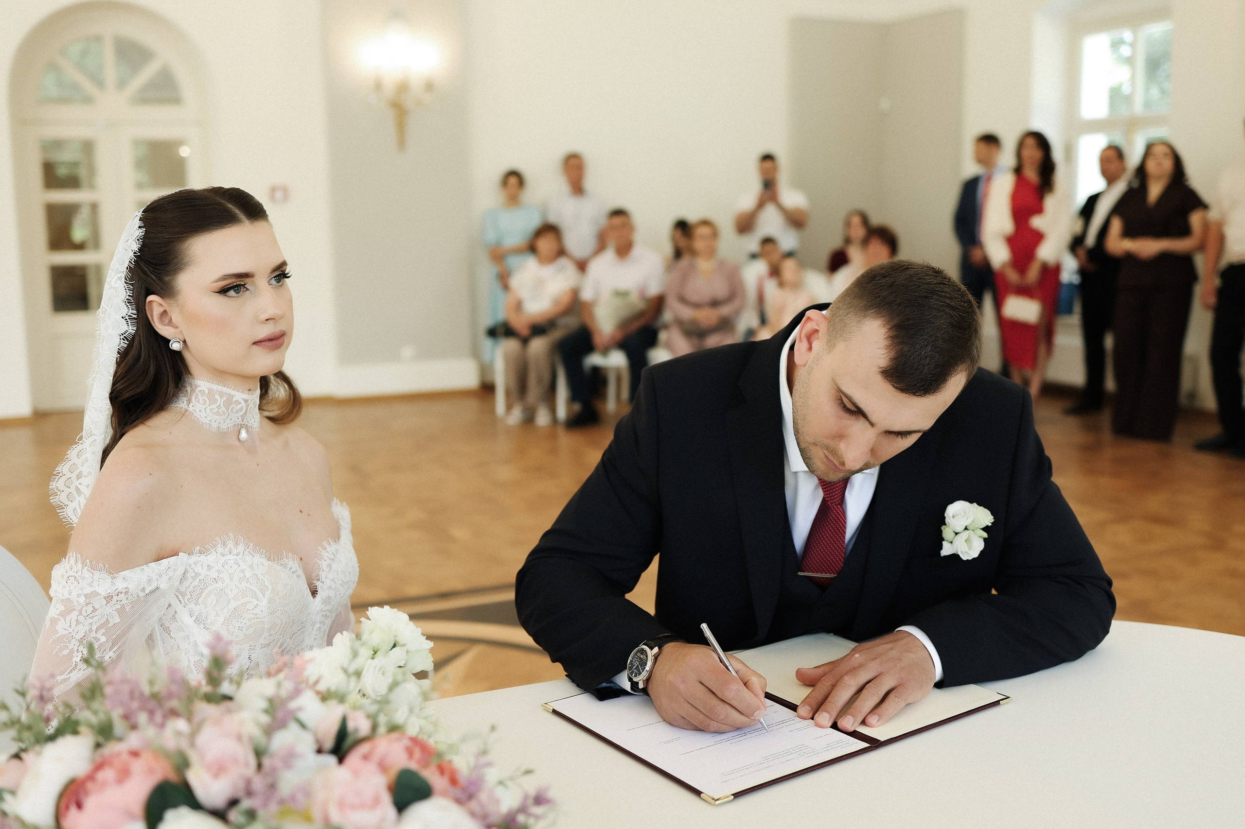 И. + А. Усадьба Воронцово, Radisson Blu Olympiyskiy, банкет в ресторане Mansard Restaurant And Hall. Свадебный и семейный фотограф в Москве Света Снимает