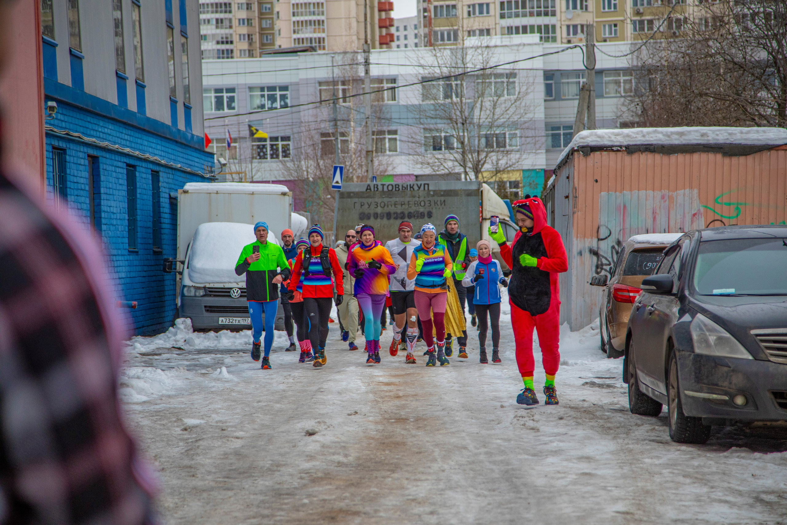 Марафон у дома, этап Химки 22.12.24. Фотограф Сергей Ловкий