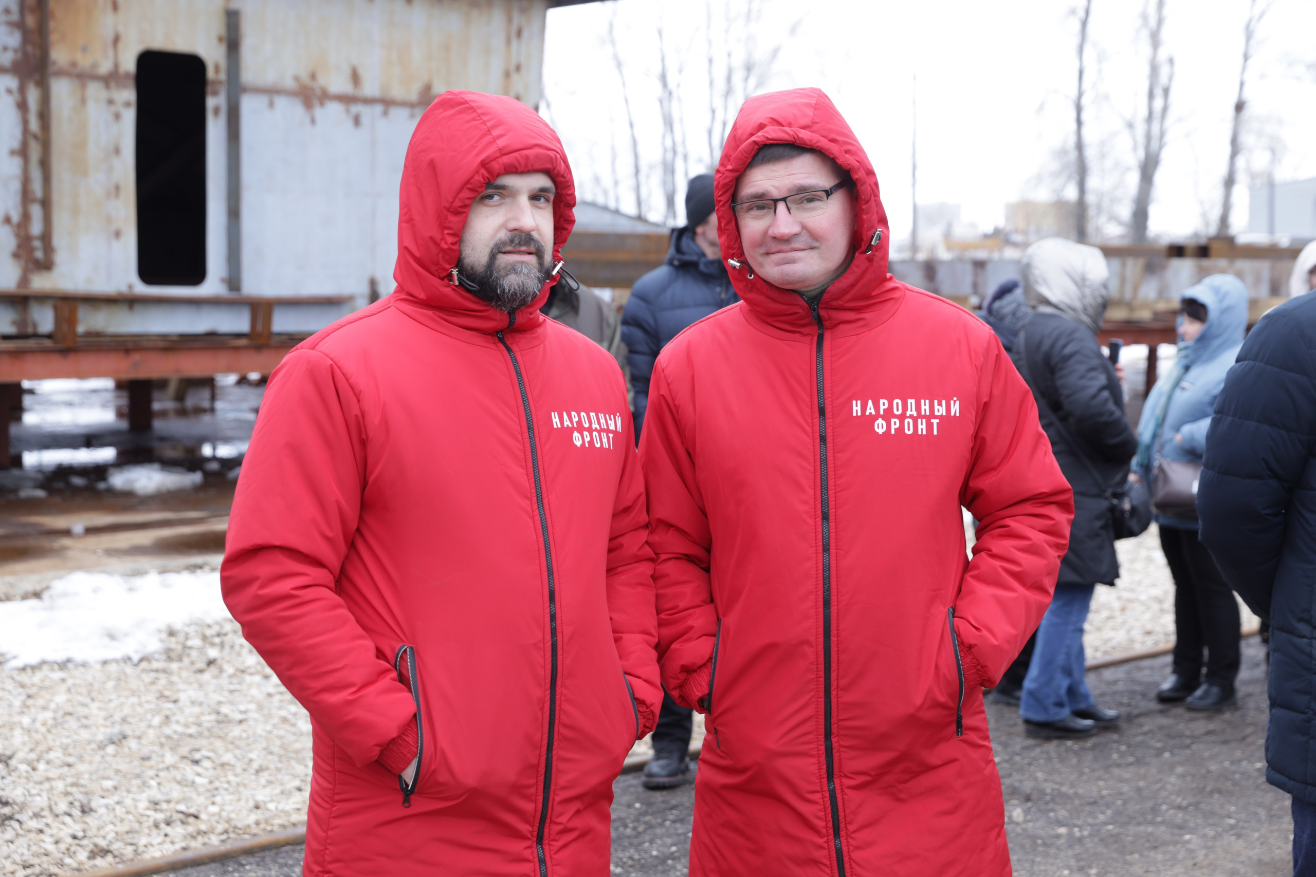 ЗАО нефтефлот Зимние фото + закаладка киля Судна. Фотограф в Самаре Максим Тырин