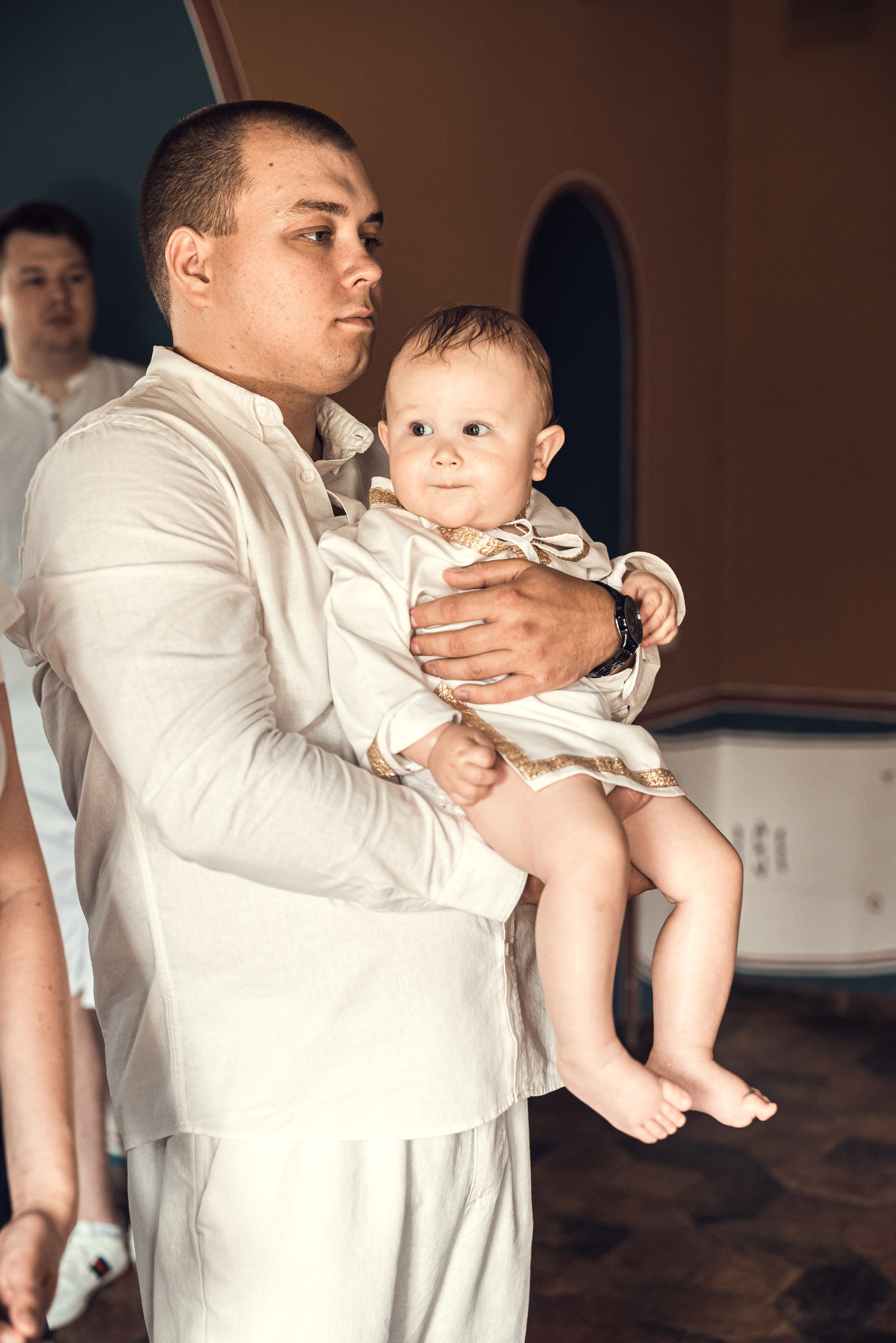 Крещение Александра. Семейный и детский фотограф Москва