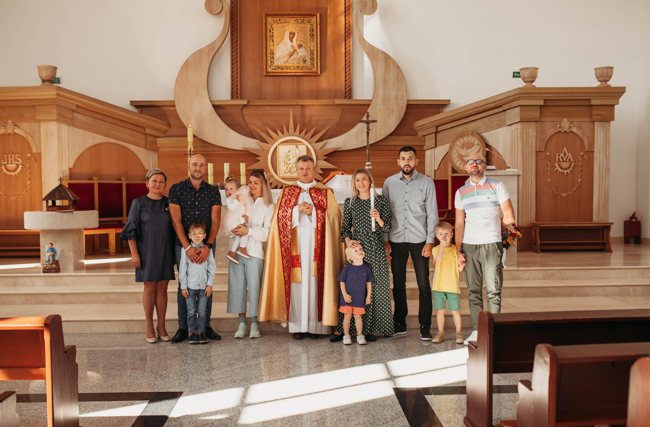 Крещение Арьи. Семейный и детский фотограф Минск, Беларусь
