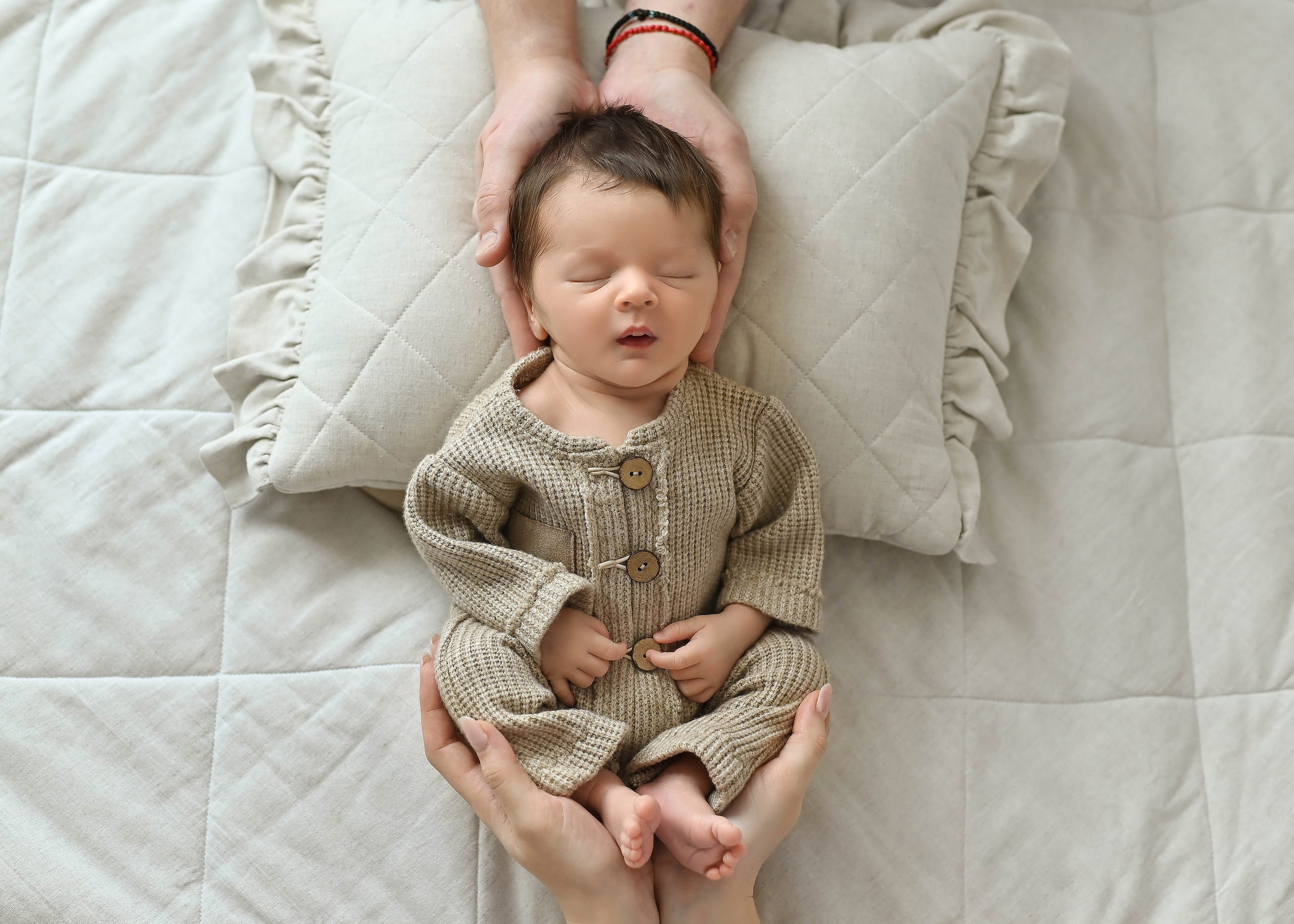 Лайфстайл с элементами ньюборн. Фотограф новорождённых малышей в Краснодаре Татьяна Нагорная