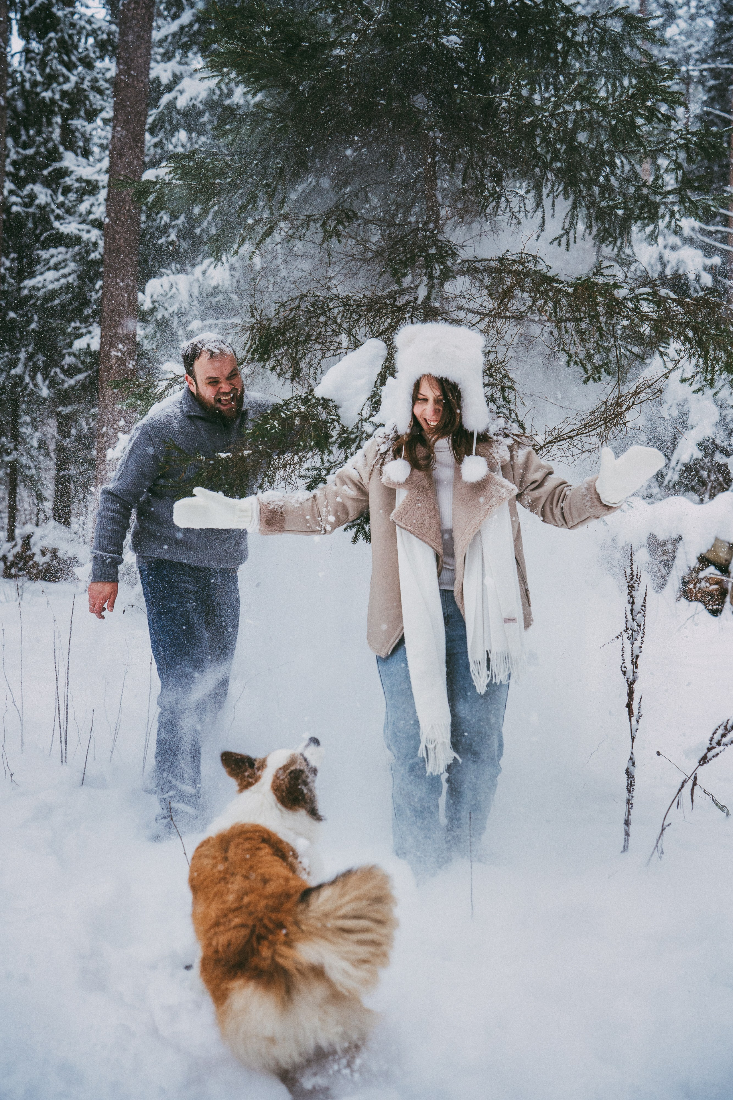 Катя, Анатолий и Елай. Фотограф анималист в Москве и Санкт-Петербурге Свиридова Анна