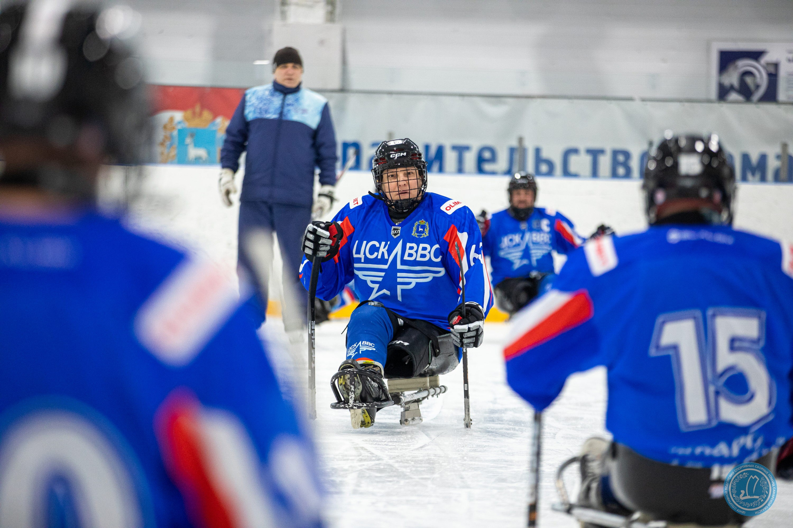Тренировка команды ЦСК ВВС СЛЕДЖ. Фотограф в Самаре Максим Калинин