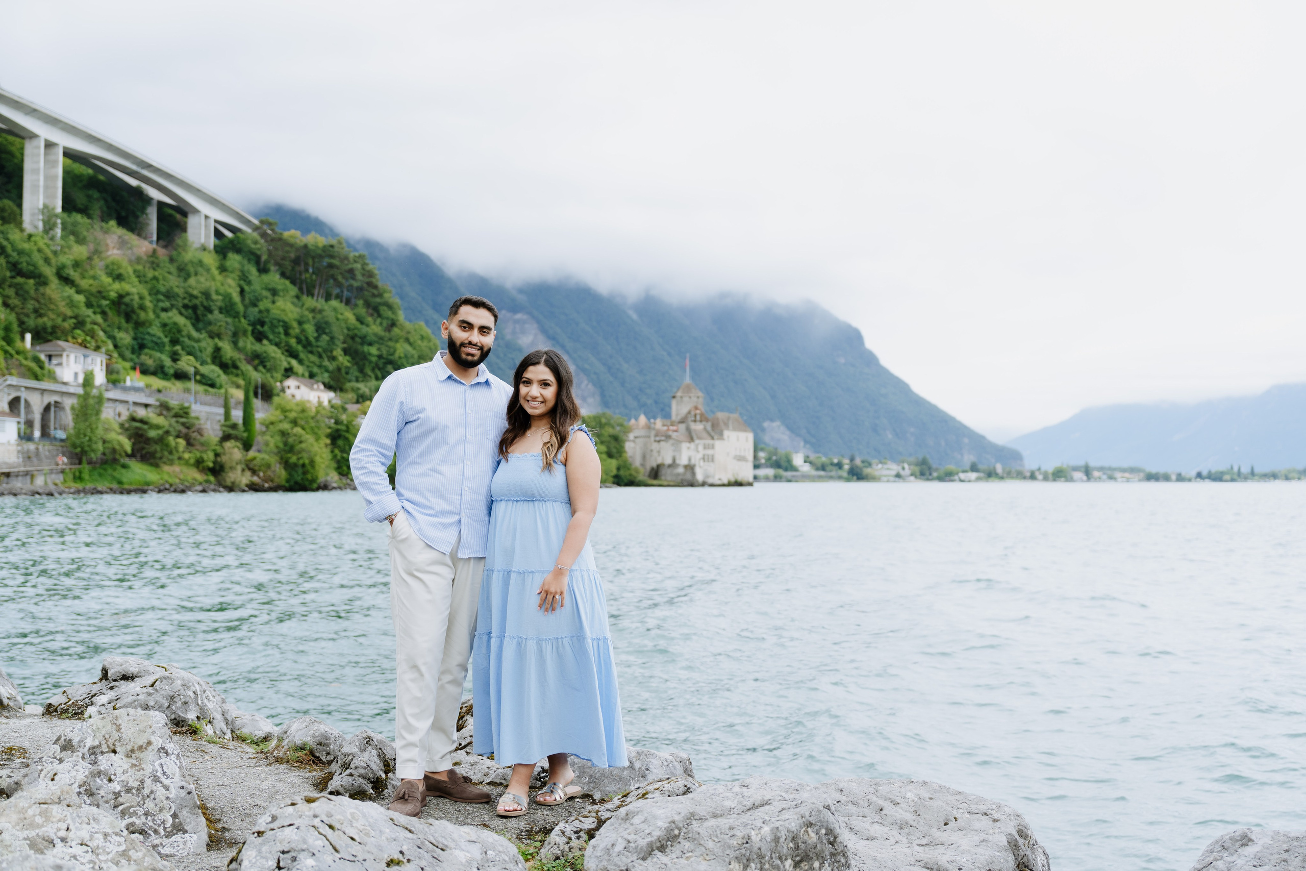 Krishna & Ravi | Proposal Montreux. Professional Wedding Photographer Geneva & Romande Switzerland | Tanya Creator