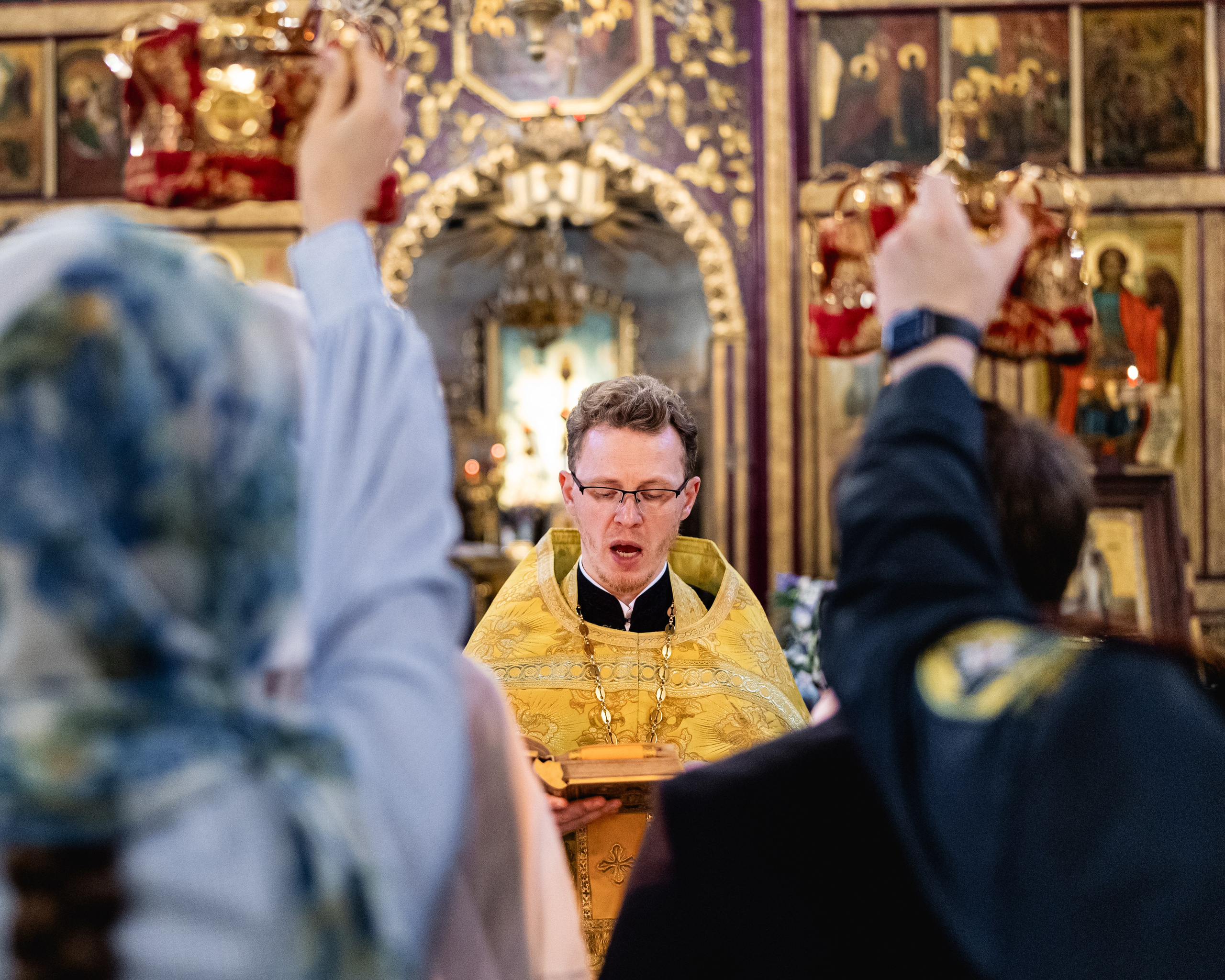 Венчание Михаила и Евы. Уникальный фотограф на крещение и венчание. Москва