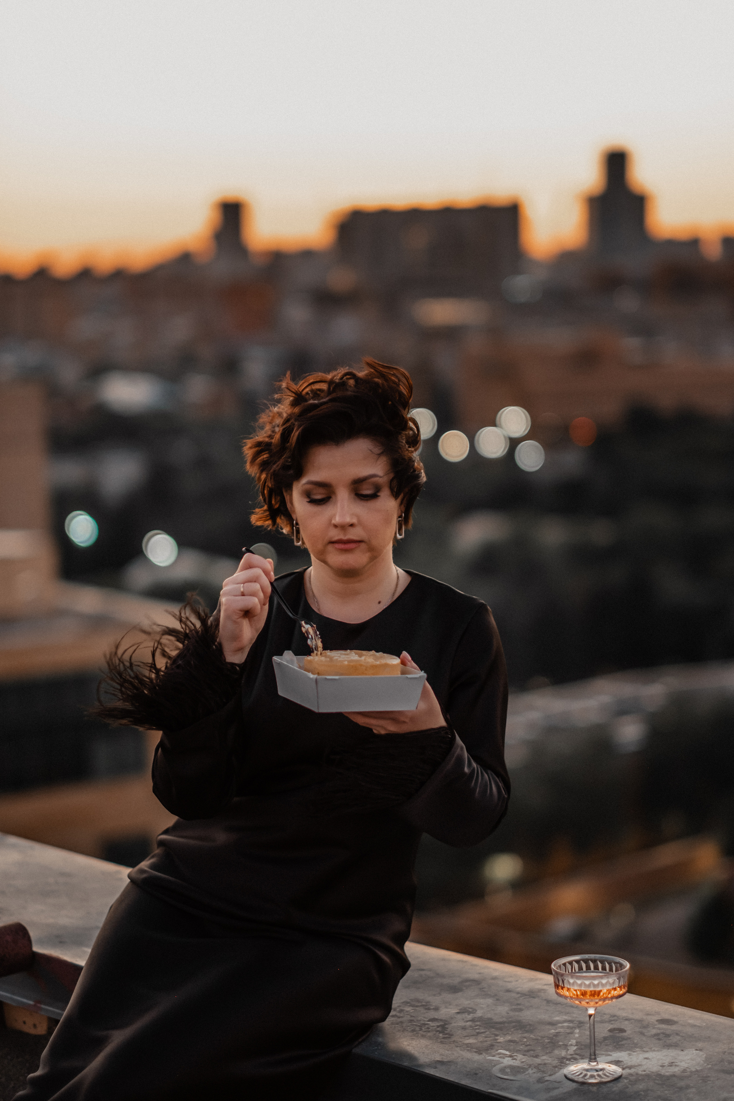 На крыше. Life style фотограф в Москве Ирина Кикина. Стильная фотосессия