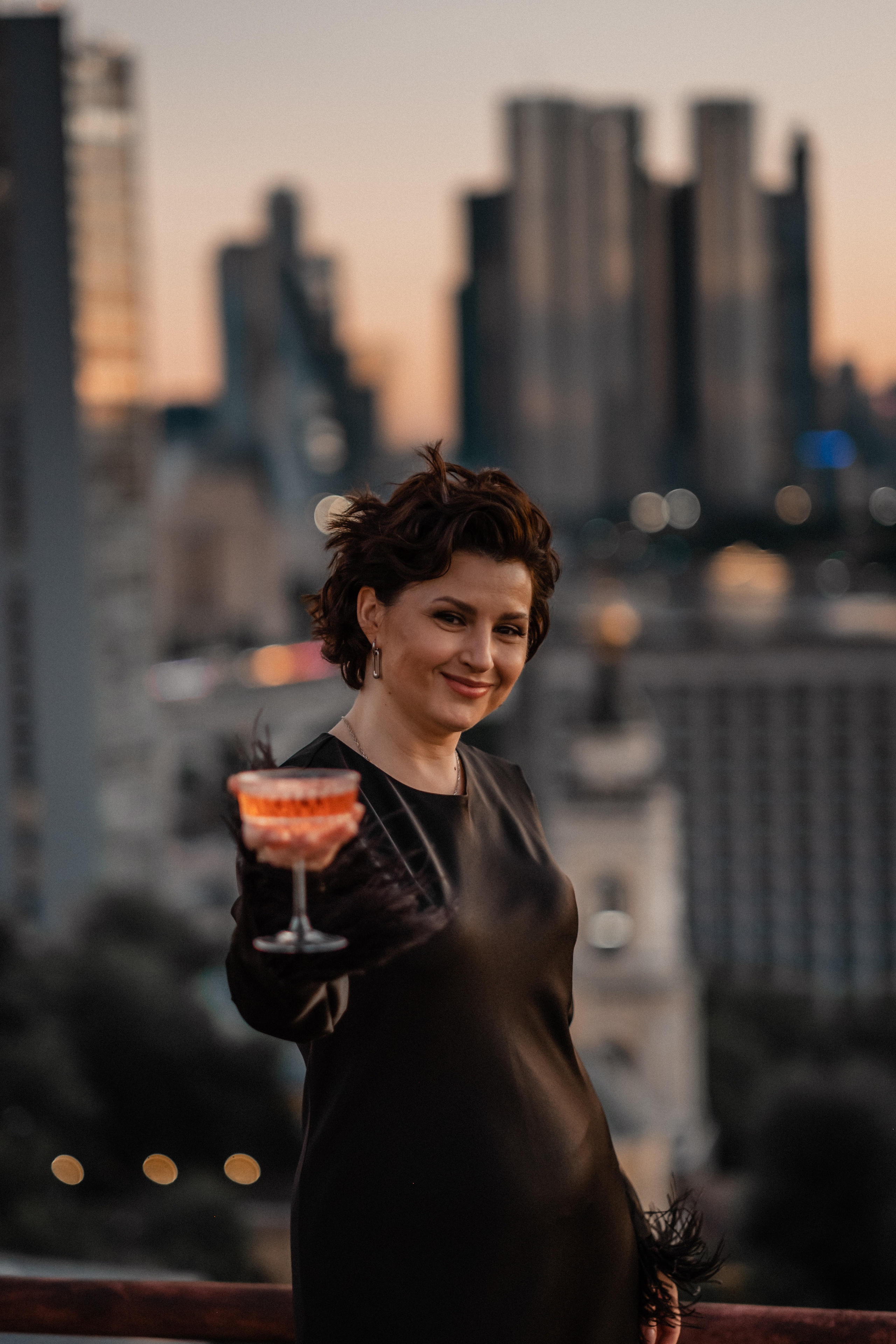 На крыше. Life style фотограф в Москве Ирина Кикина. Стильная фотосессия