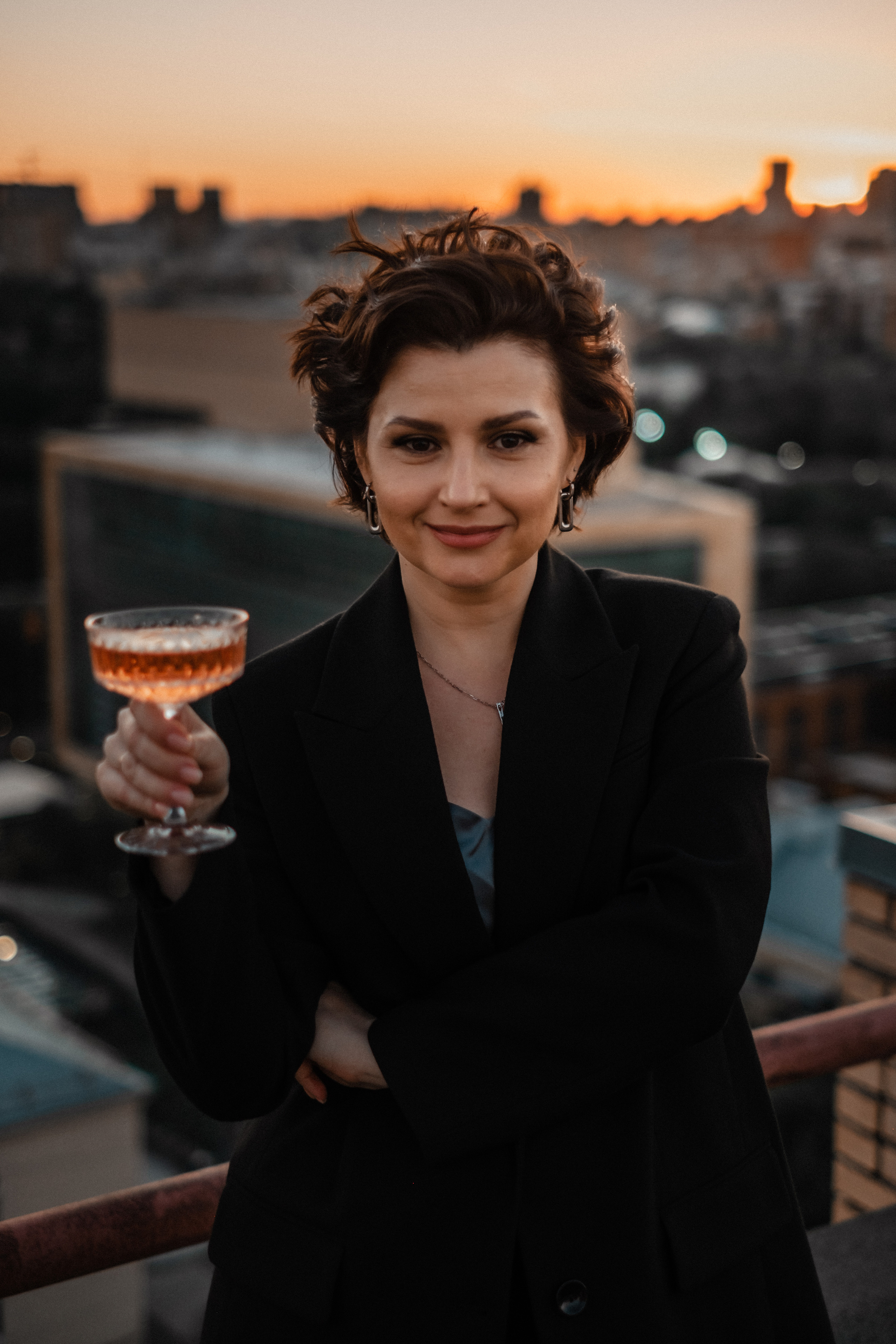 На крыше. Life style фотограф в Москве Ирина Кикина. Стильная фотосессия