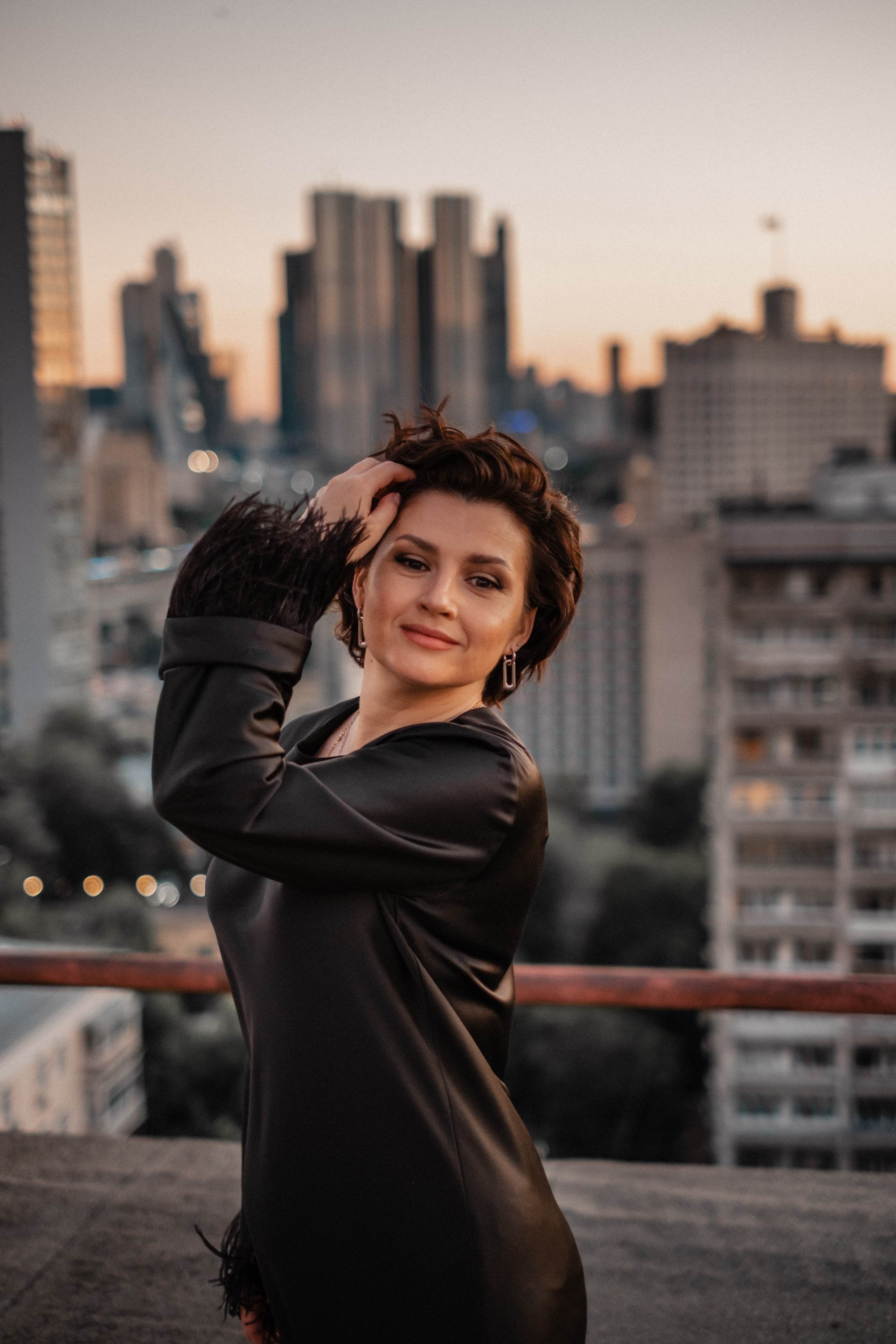 На крыше. Life style фотограф в Москве Ирина Кикина. Стильная фотосессия