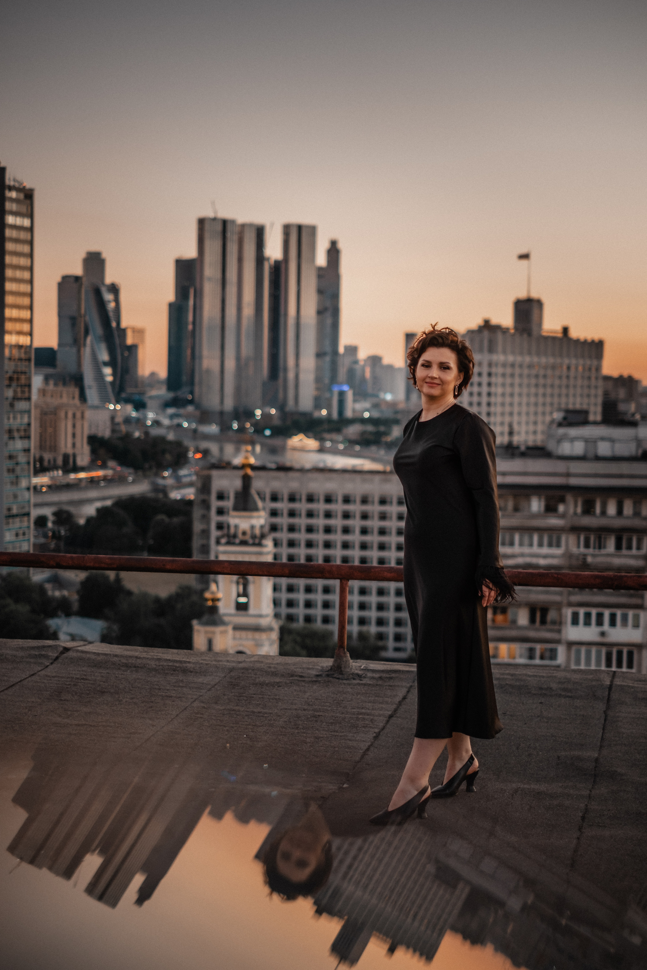 На крыше. Life style фотограф в Москве Ирина Кикина. Стильная фотосессия