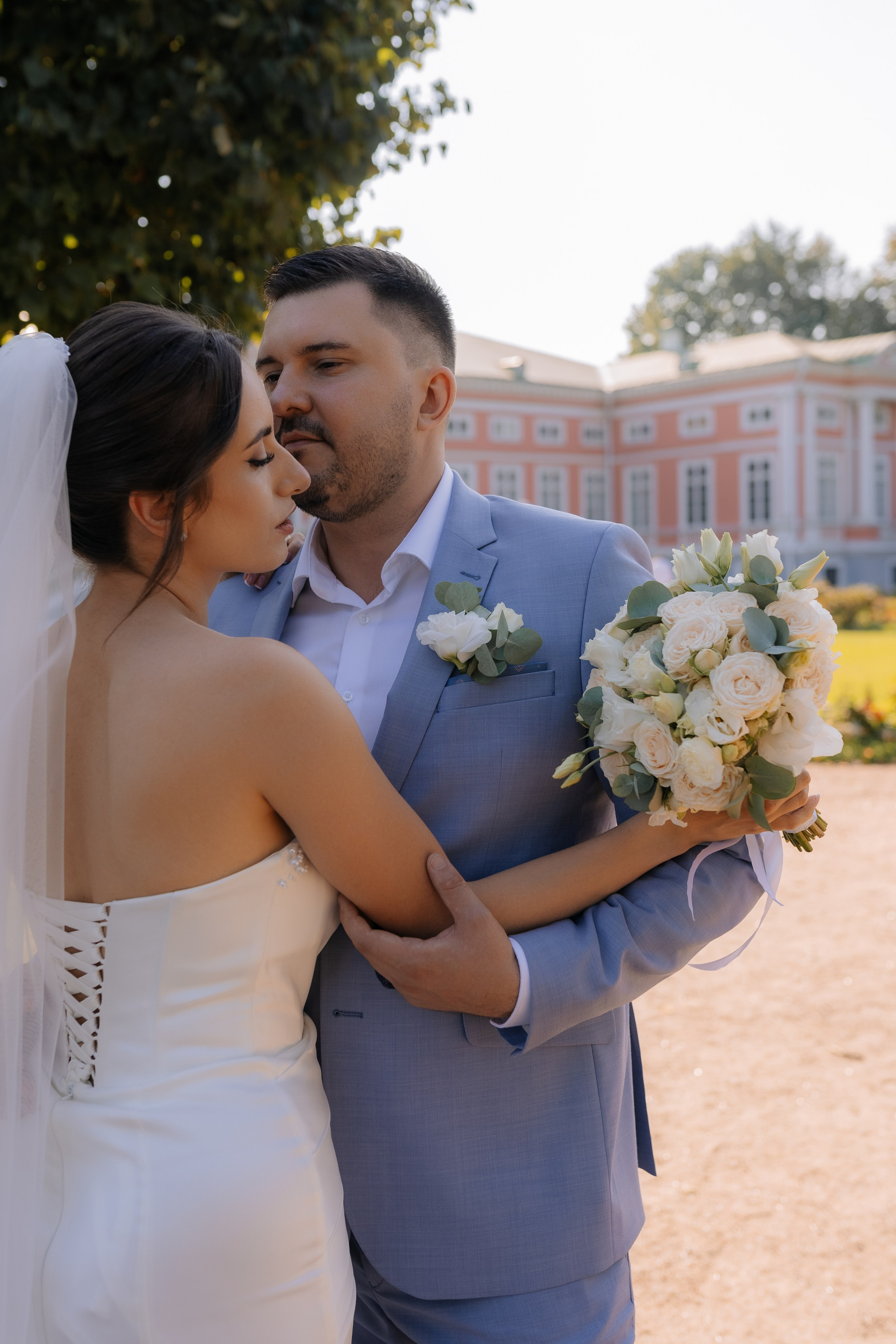 Свадебная фотосессия в Москве, парк Кусково. Свадебный фотограф в Москве Анна Полушина