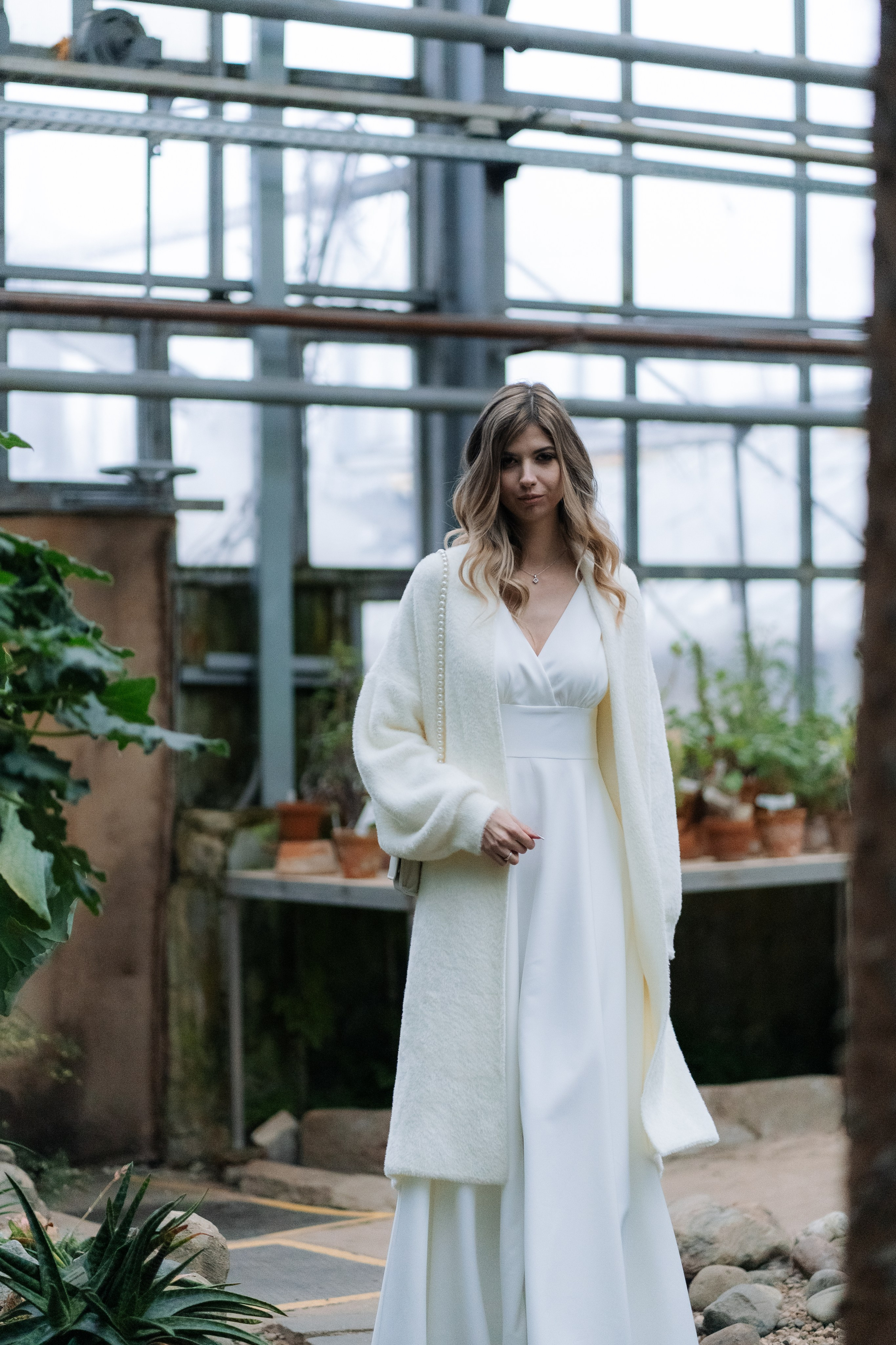 Свадебная фотосессия в оранжерее, Москва. Свадебный фотограф в Москве Анна Полушина