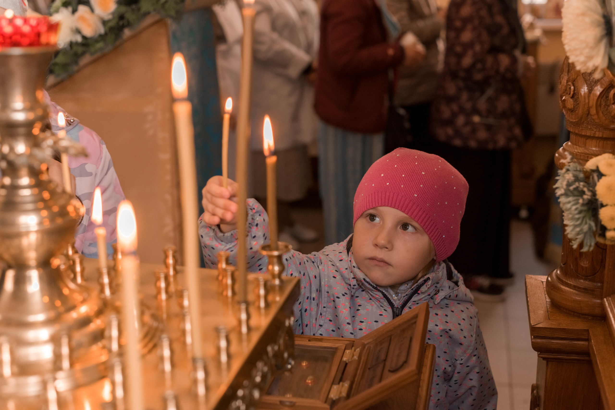 Репортажная съемка службы в Храме. Фотограф Юлия Кондратьева