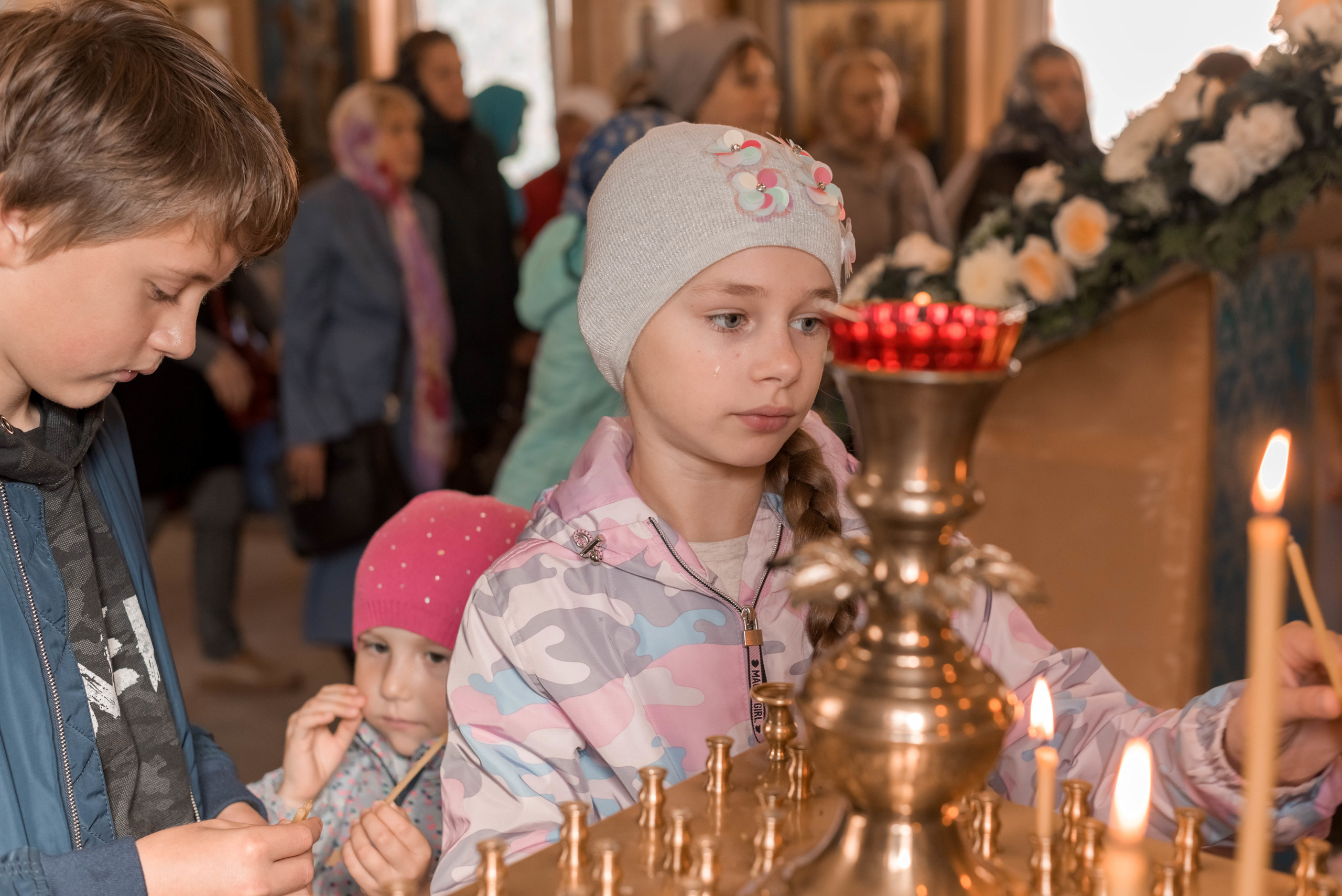 Репортажная съемка службы в Храме. Фотограф Юлия Кондратьева