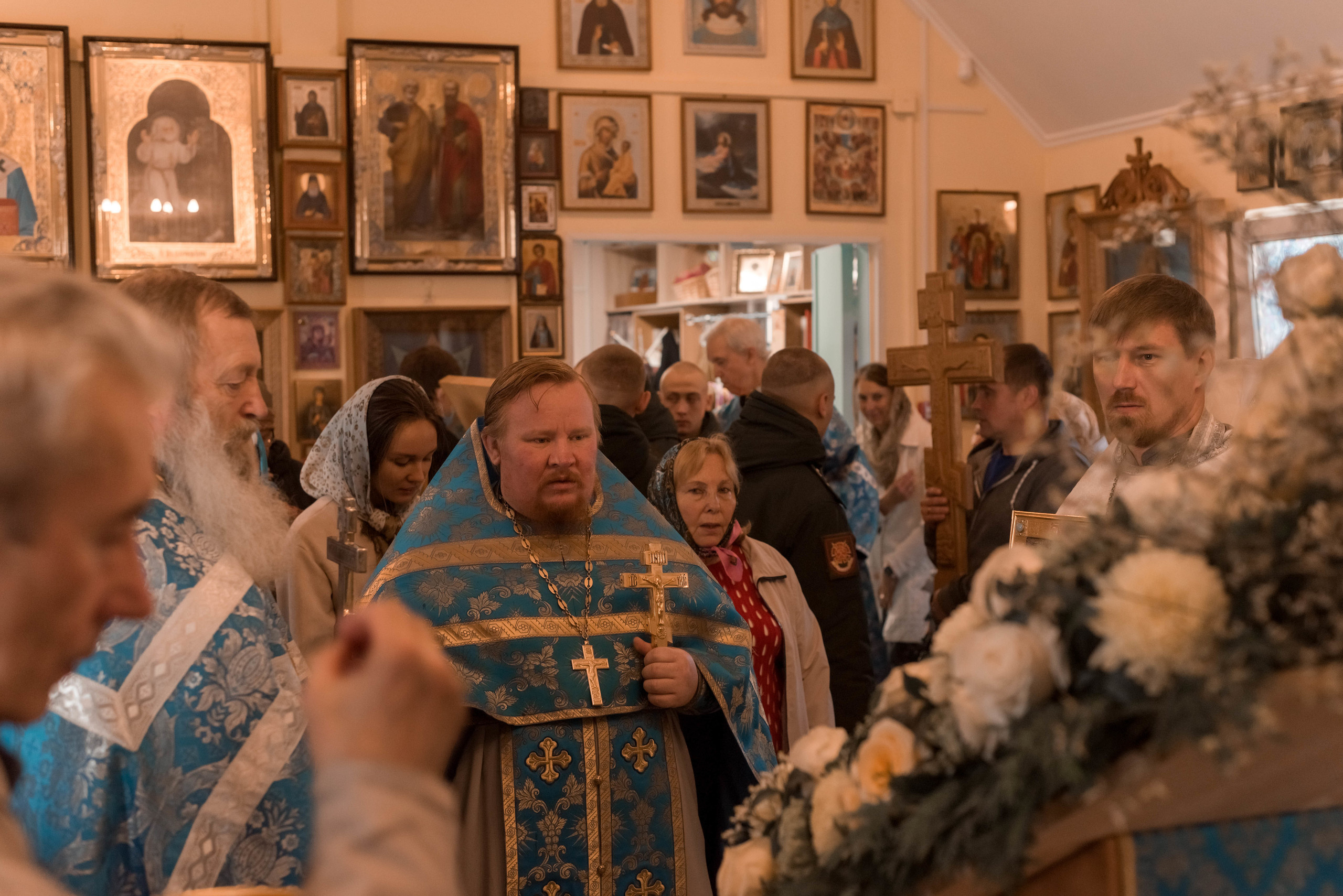 Репортажная съемка службы в Храме. Фотограф Юлия Кондратьева