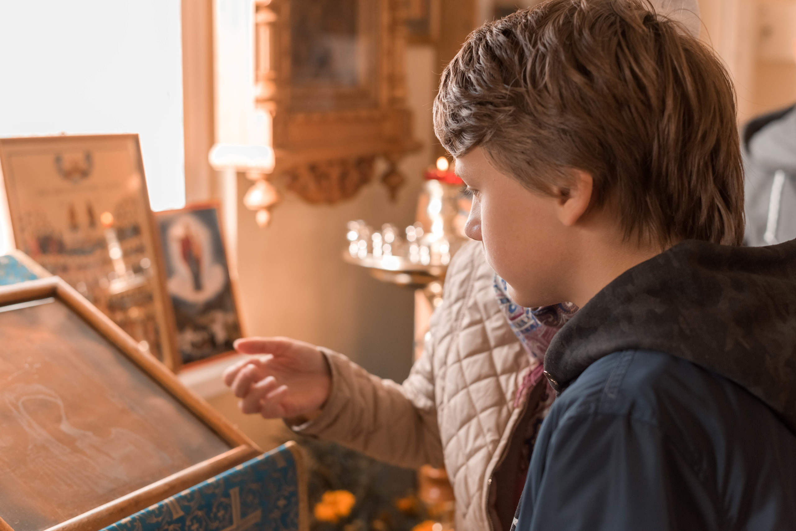 Репортажная съемка службы в Храме. Фотограф Юлия Кондратьева