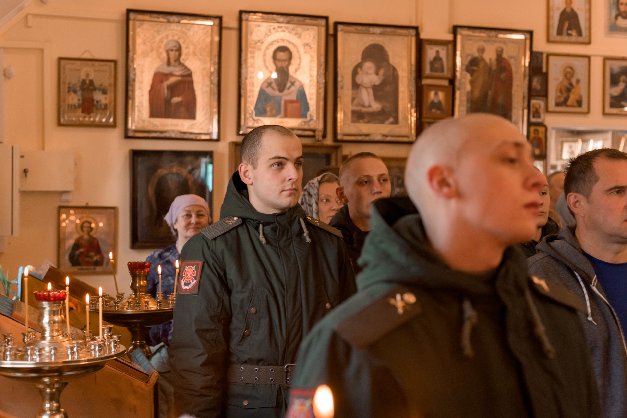Репортажная съемка службы в Храме. Фотограф Юлия Кондратьева