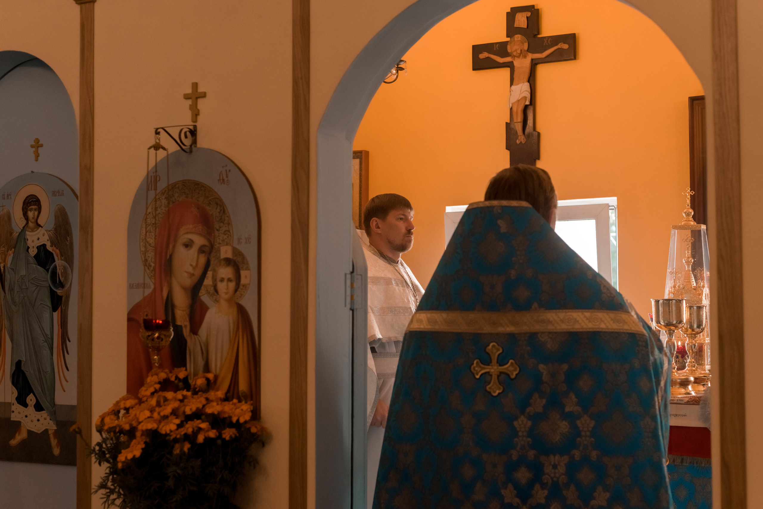 Репортажная съемка службы в Храме. Фотограф Юлия Кондратьева