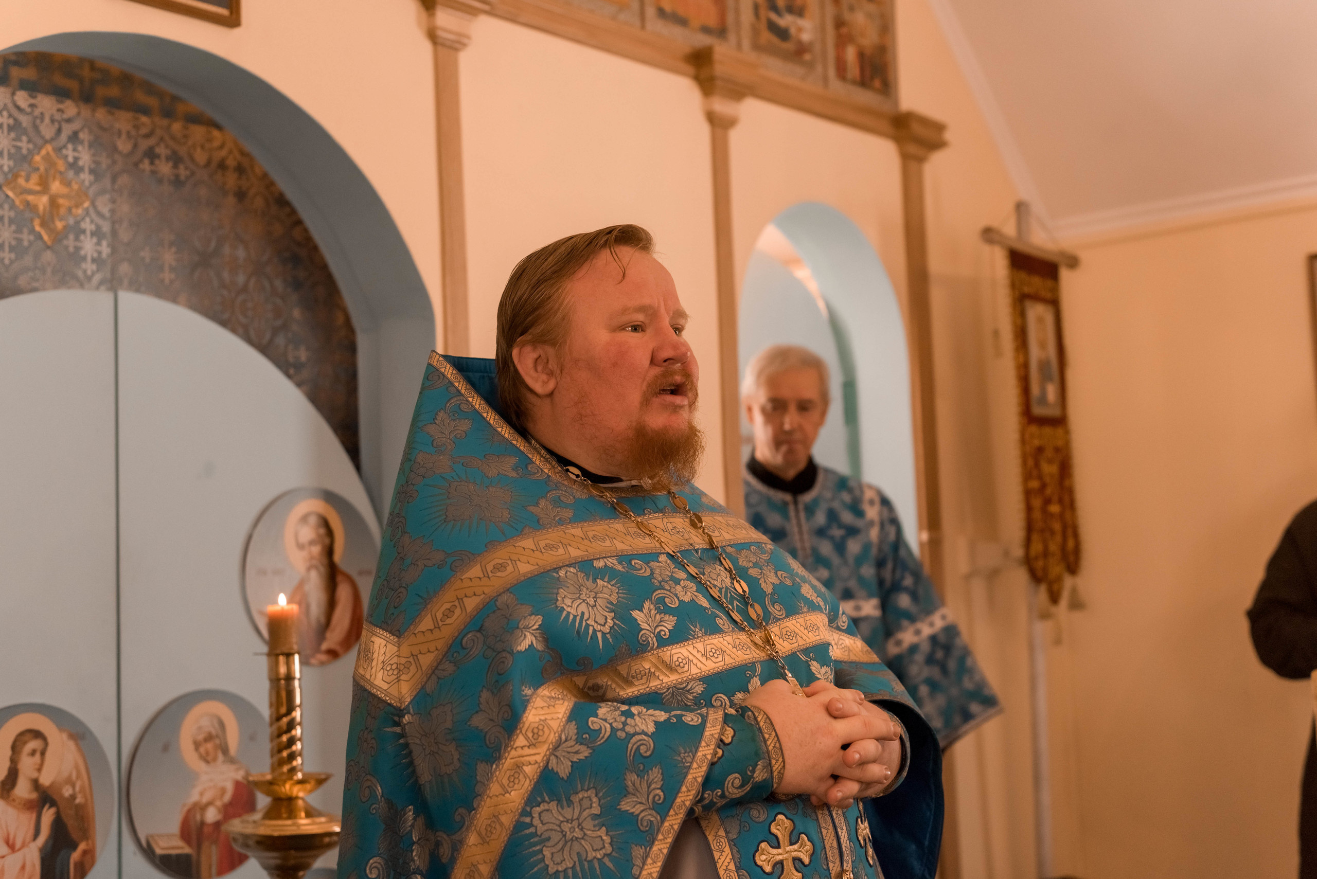 Репортажная съемка службы в Храме. Фотограф Юлия Кондратьева