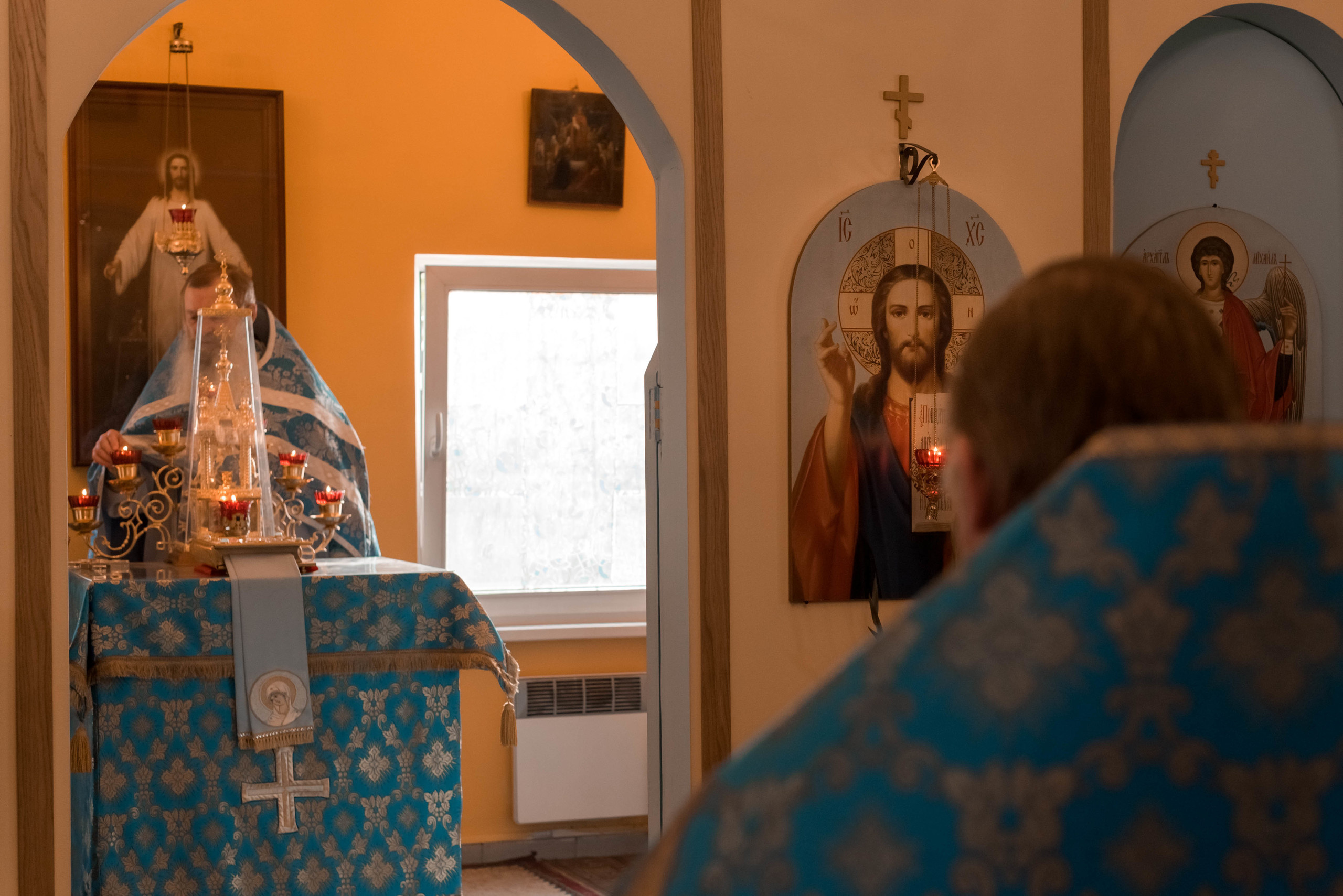 Репортажная съемка службы в Храме. Фотограф Юлия Кондратьева