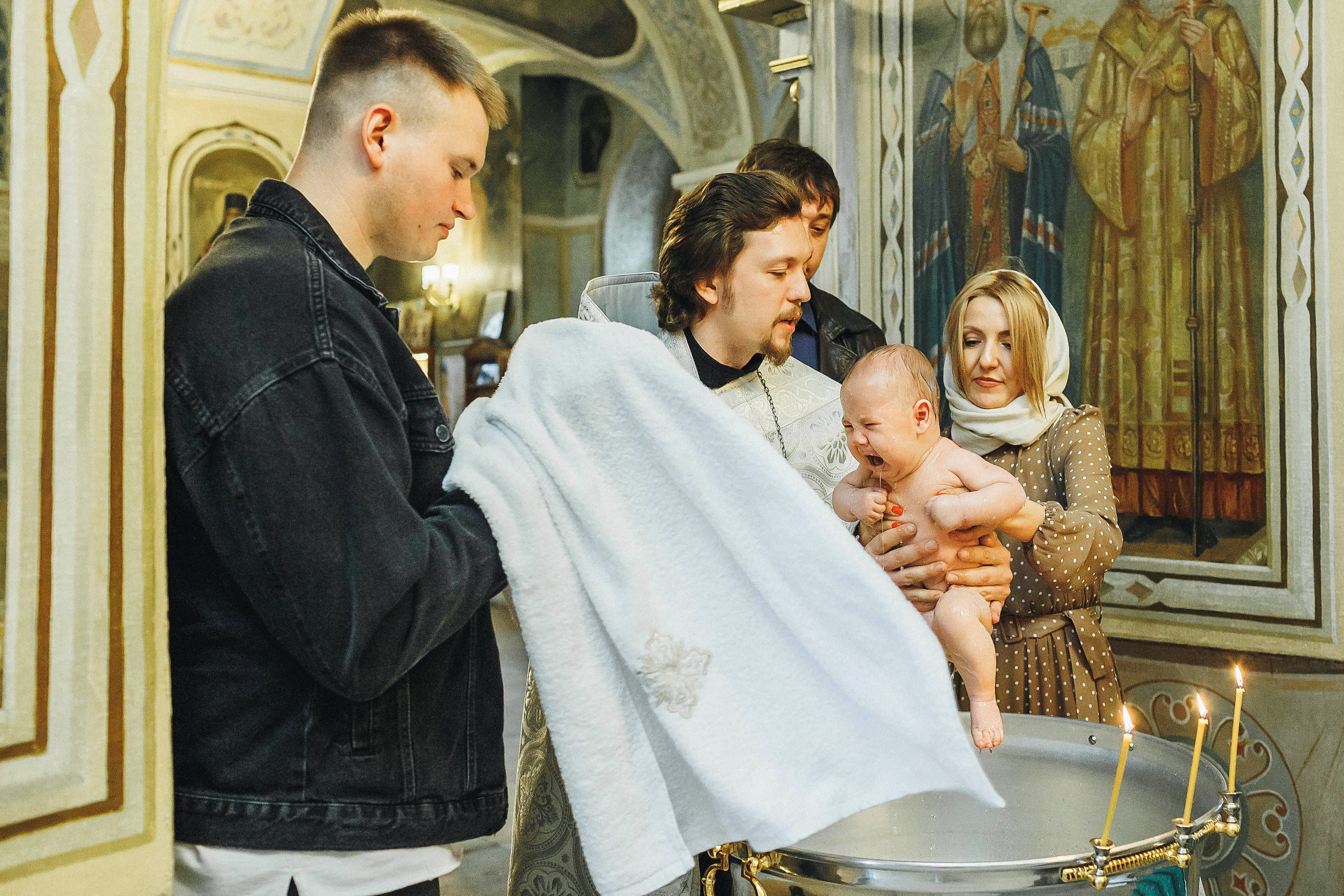 Таинство крещения в Люберцах и Москве. Фотограф в Москве и Люберцах Анна Ушакова