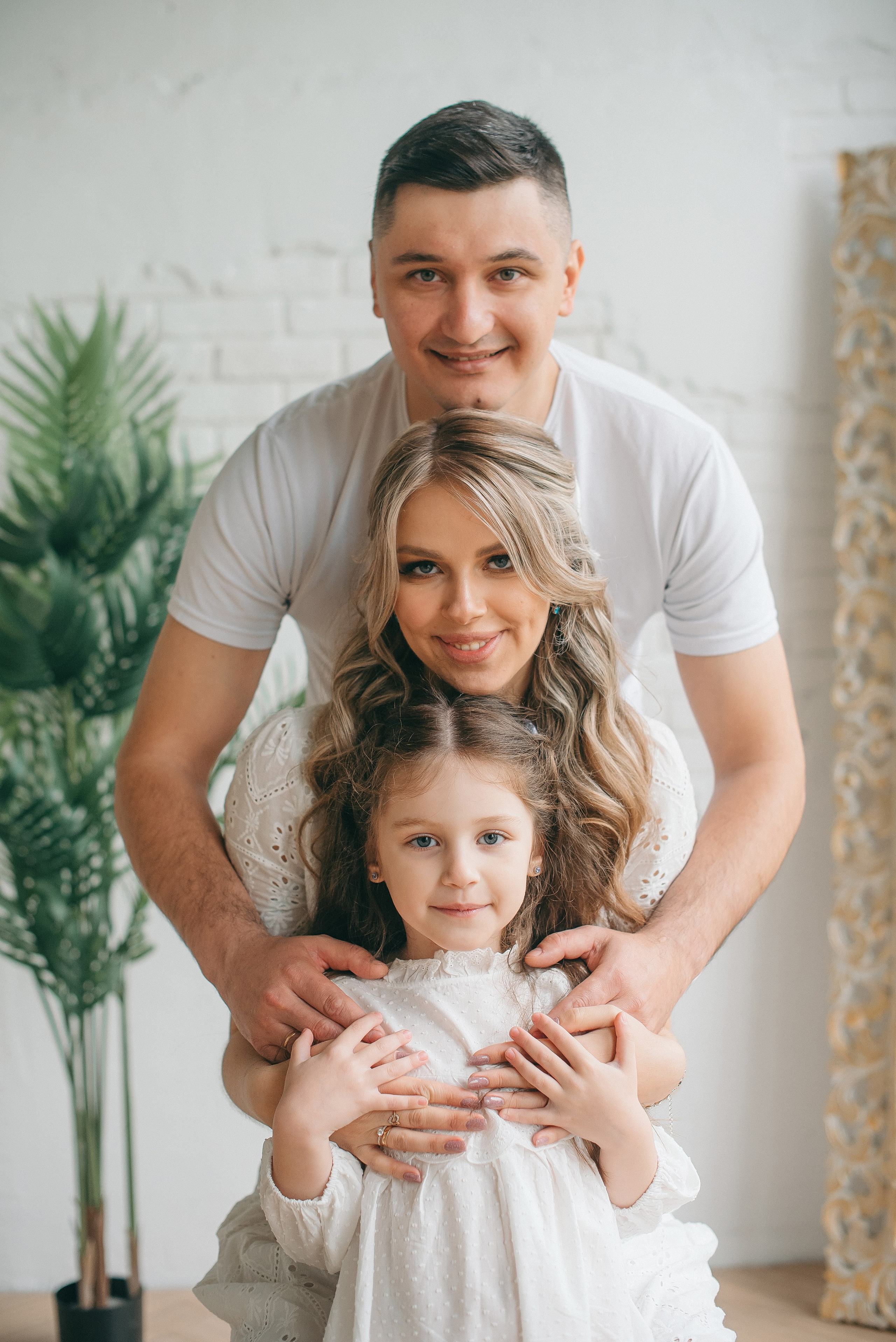 Семейная фотосессия в студии. Семейный и детский фотограф в Обнинске, Калуге, Москве