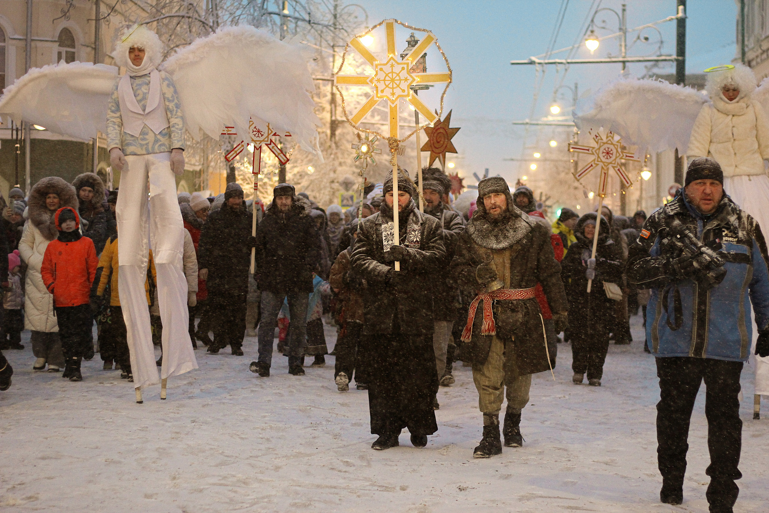 Рождественское шествие в Рыбинске