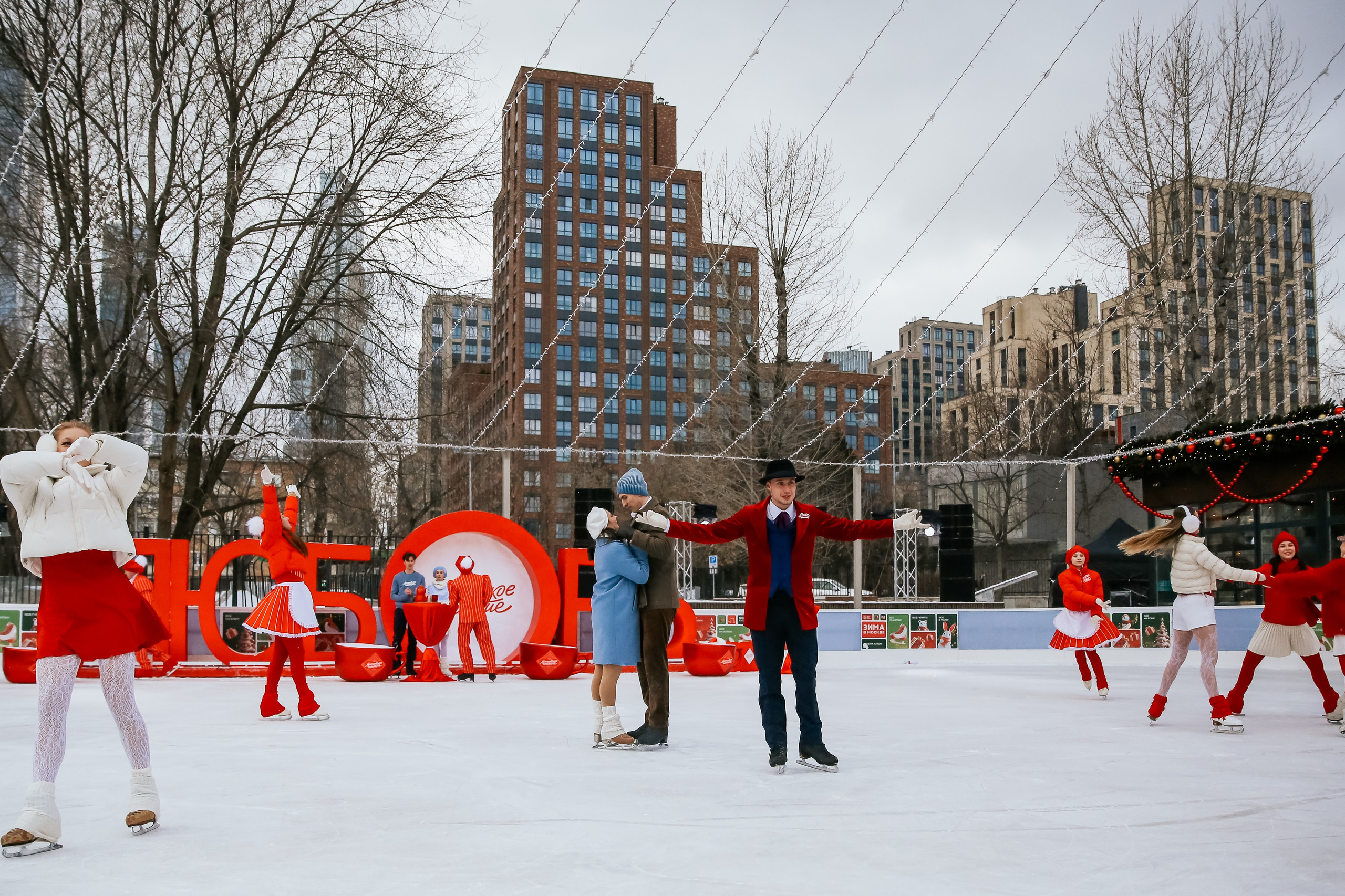 Ледовое шоу Сити каток Московское Чаепитие. Фотограф и видеограф Анна Домашенко