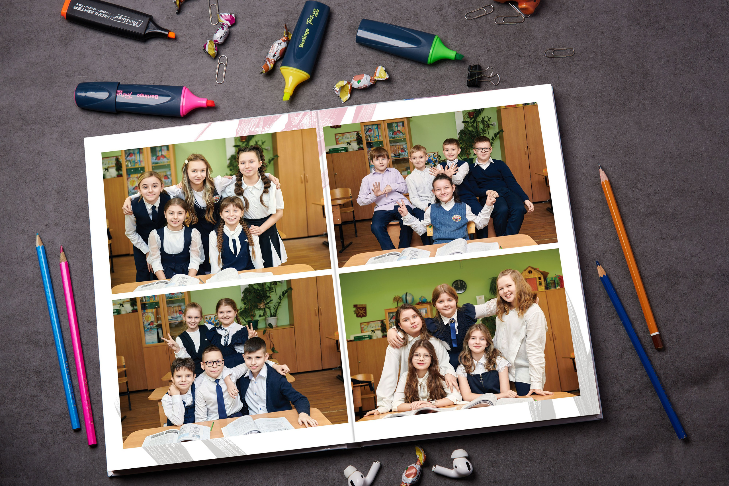 2. Школьный фотограф в Туле Владимир Греков. Выпускные альбомы