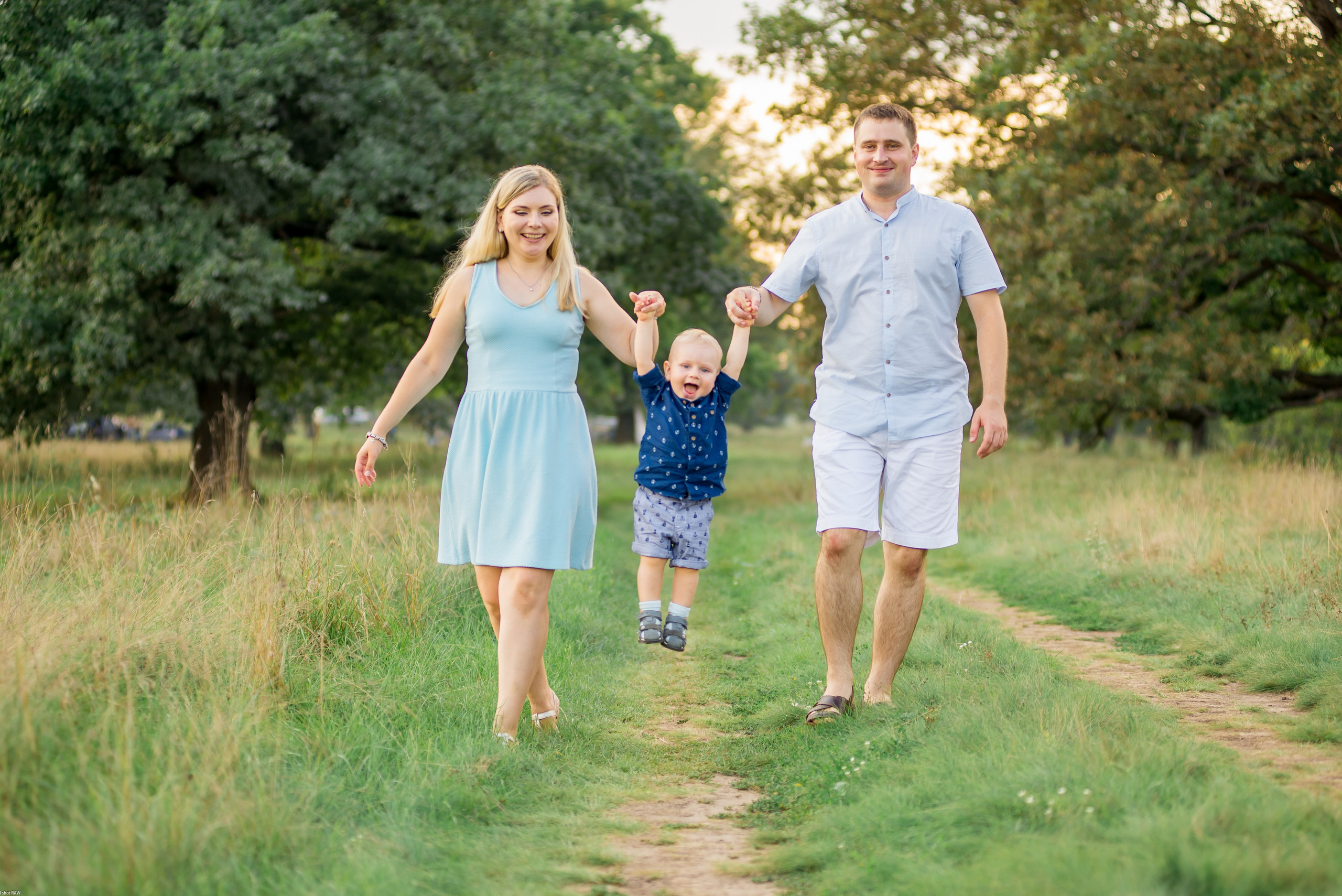 Вова, Маша и маленький Серёжа. Свадебный фотограф в Рязани Вагнер Владимир
