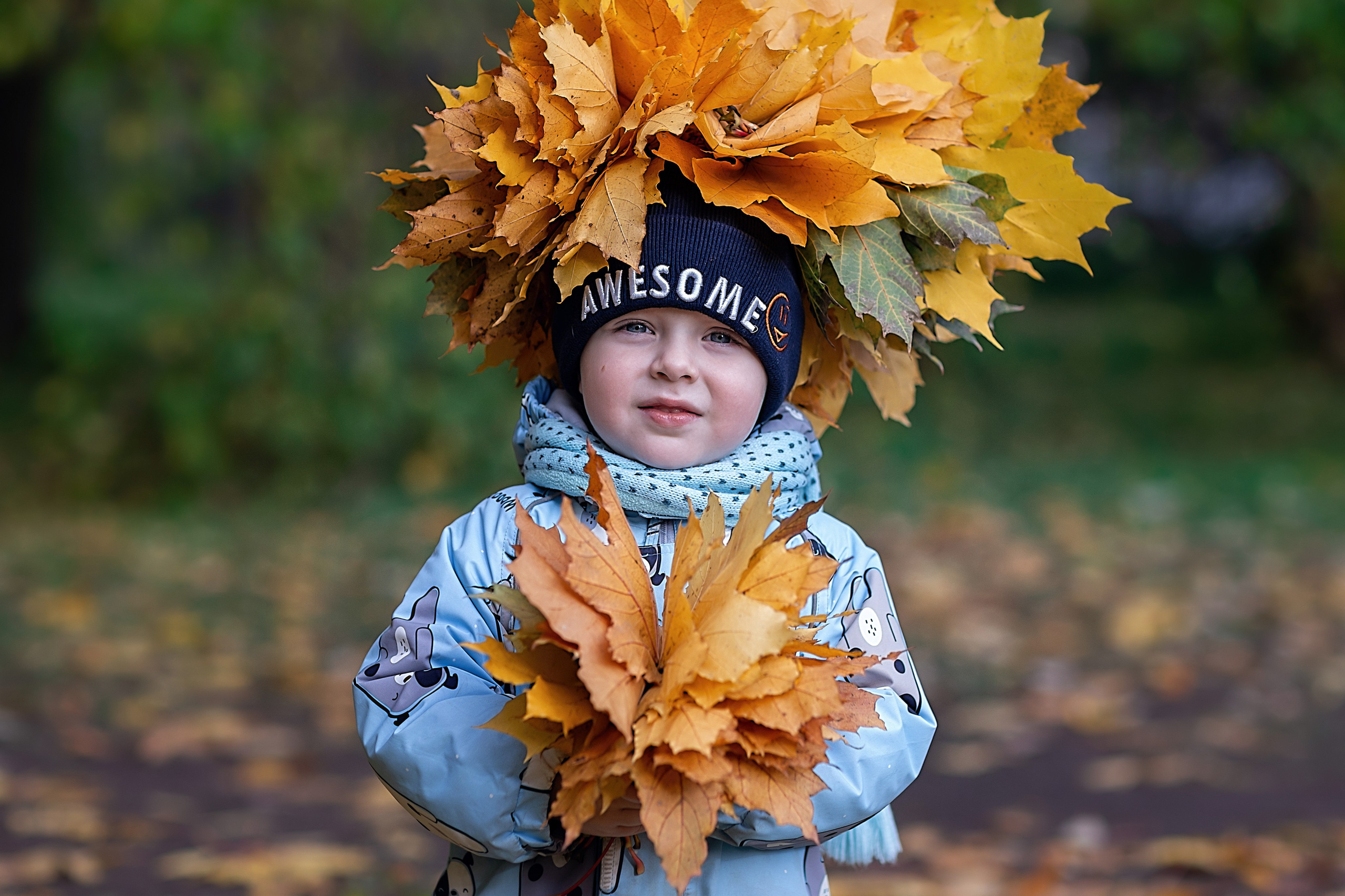 Осенняя прогулка_2024 + печать. Семейный фотограф в Санкт-Петербурге