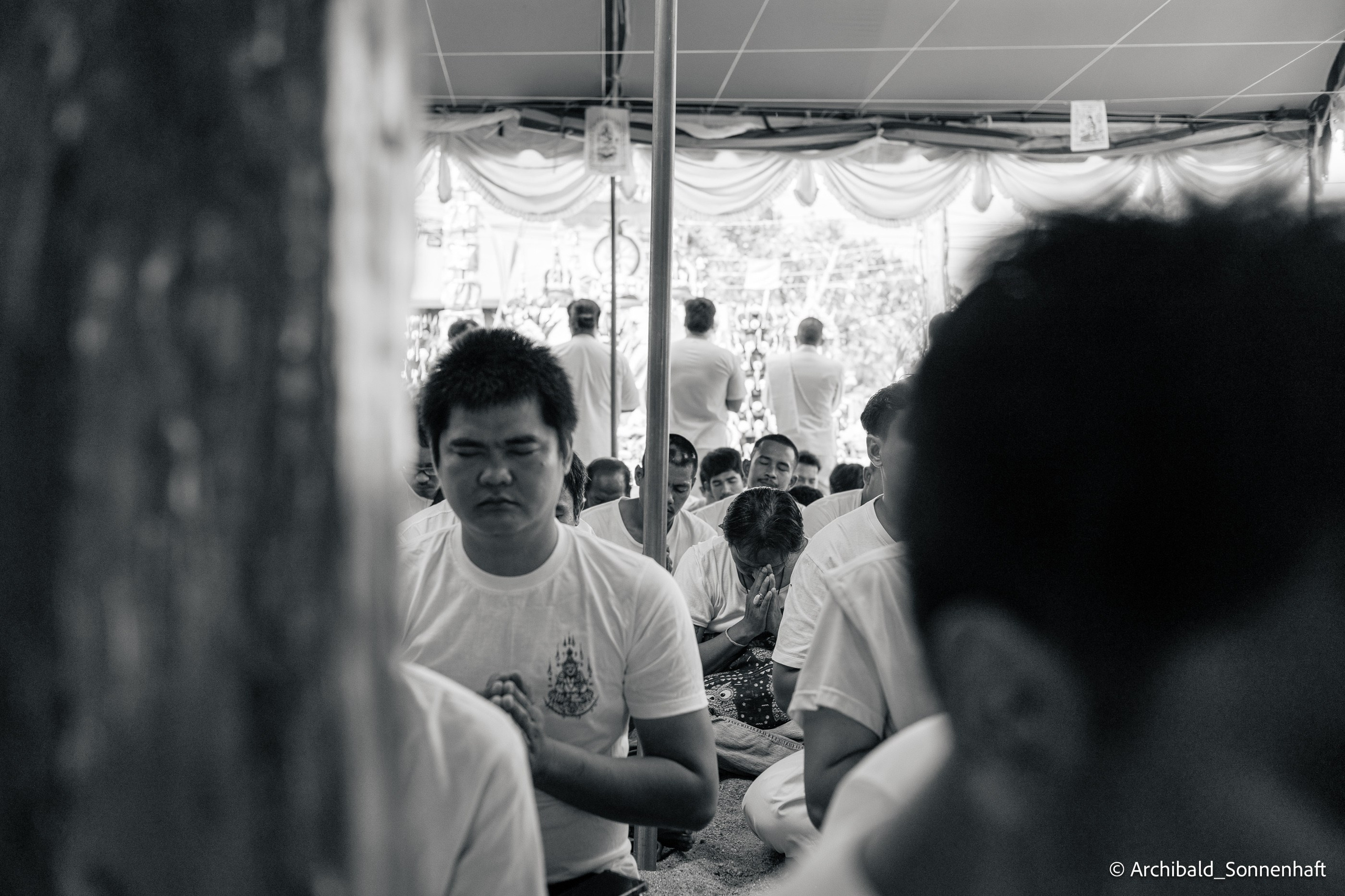 Thai monk. Photographer in Guangzhou, China. Archibald Sonnenhaft