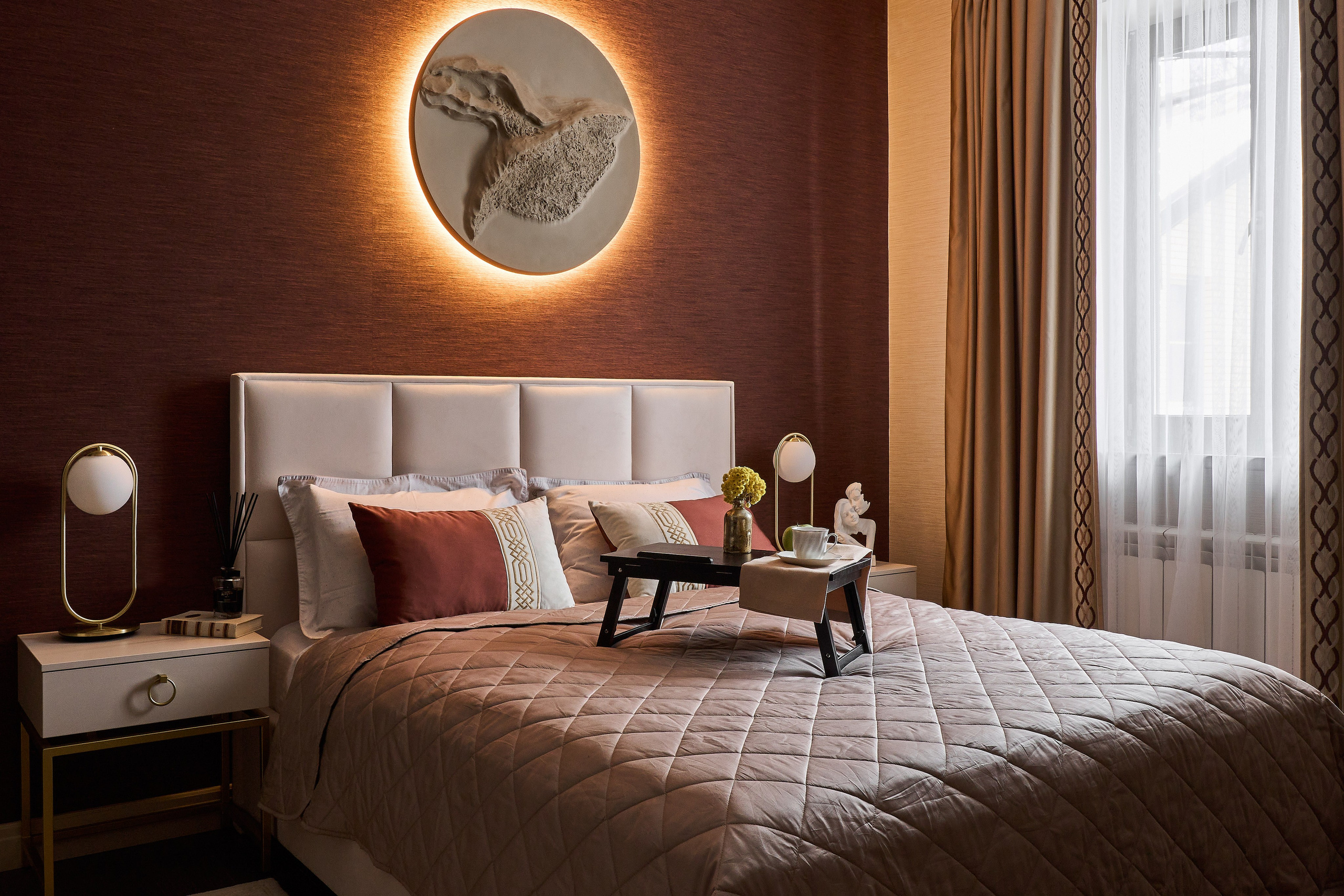 Спальня из проекта Ирины Кумсковой. Бояршинов Антон Интерьерный фотограф/видеограф Москва