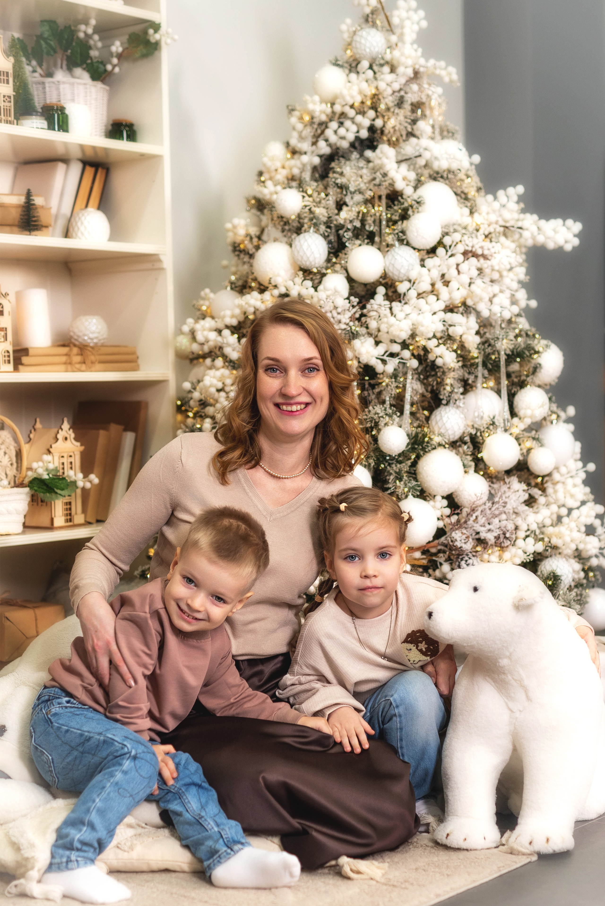 Новогодняя семейная фотосессия. Семейный, детский фотограф в Воронеже Анна Никитина