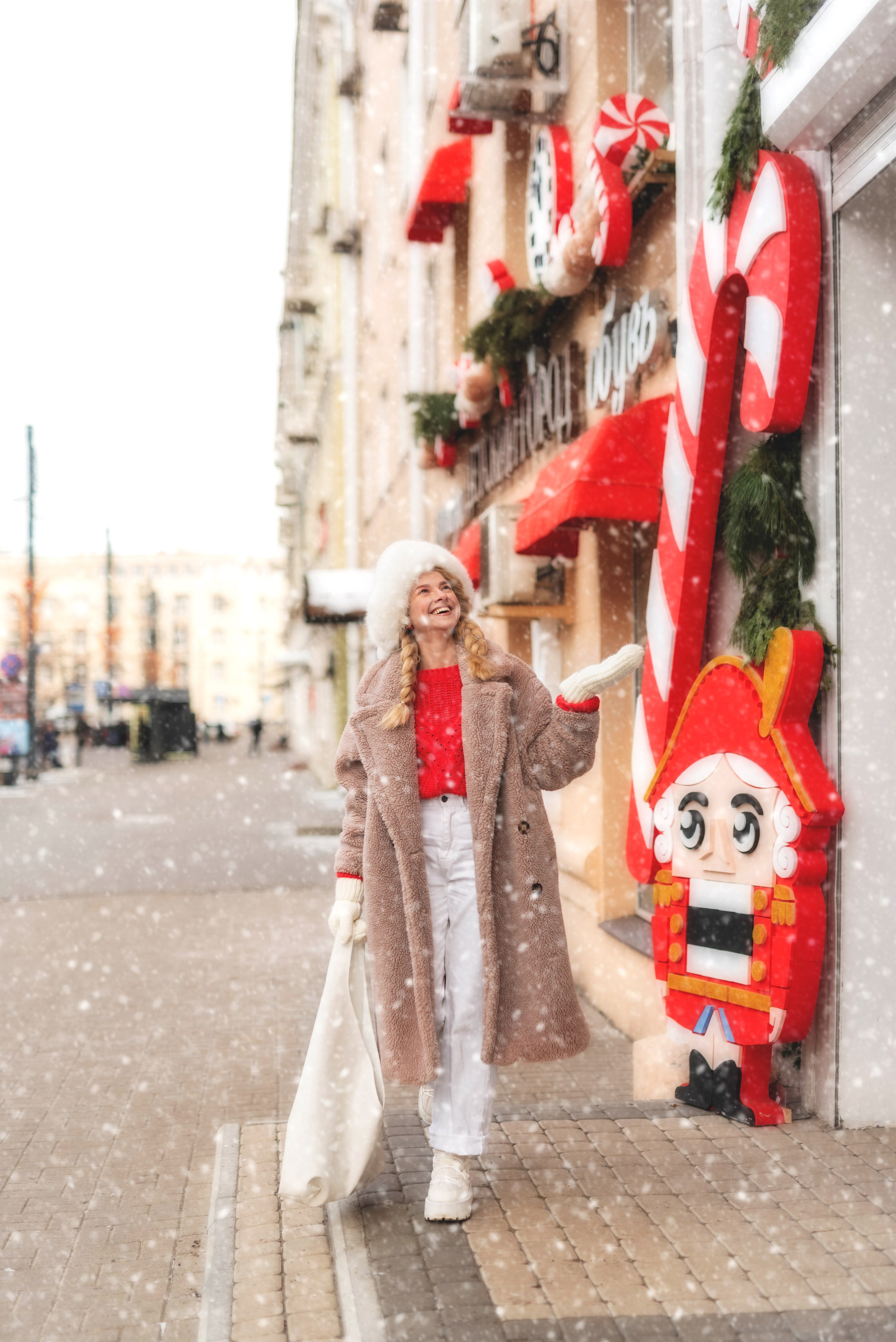 Фотопрогулка по зимнему городу. Семейный, детский фотограф в Воронеже Анна Никитина