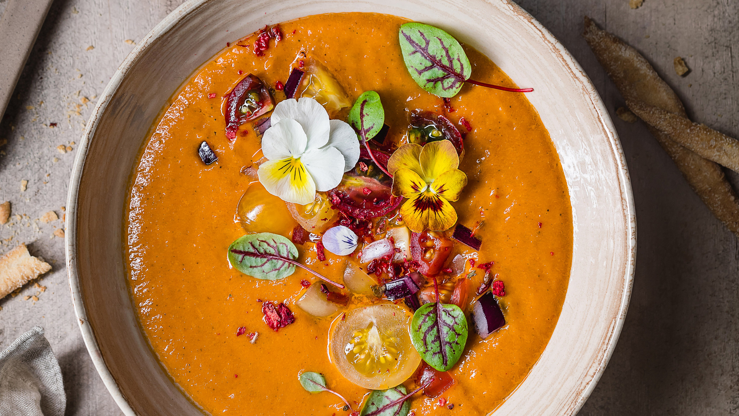Gazpacho. Foodie Stories (гастрономические истории) рекламная фуд-фотосъёмка, Москва