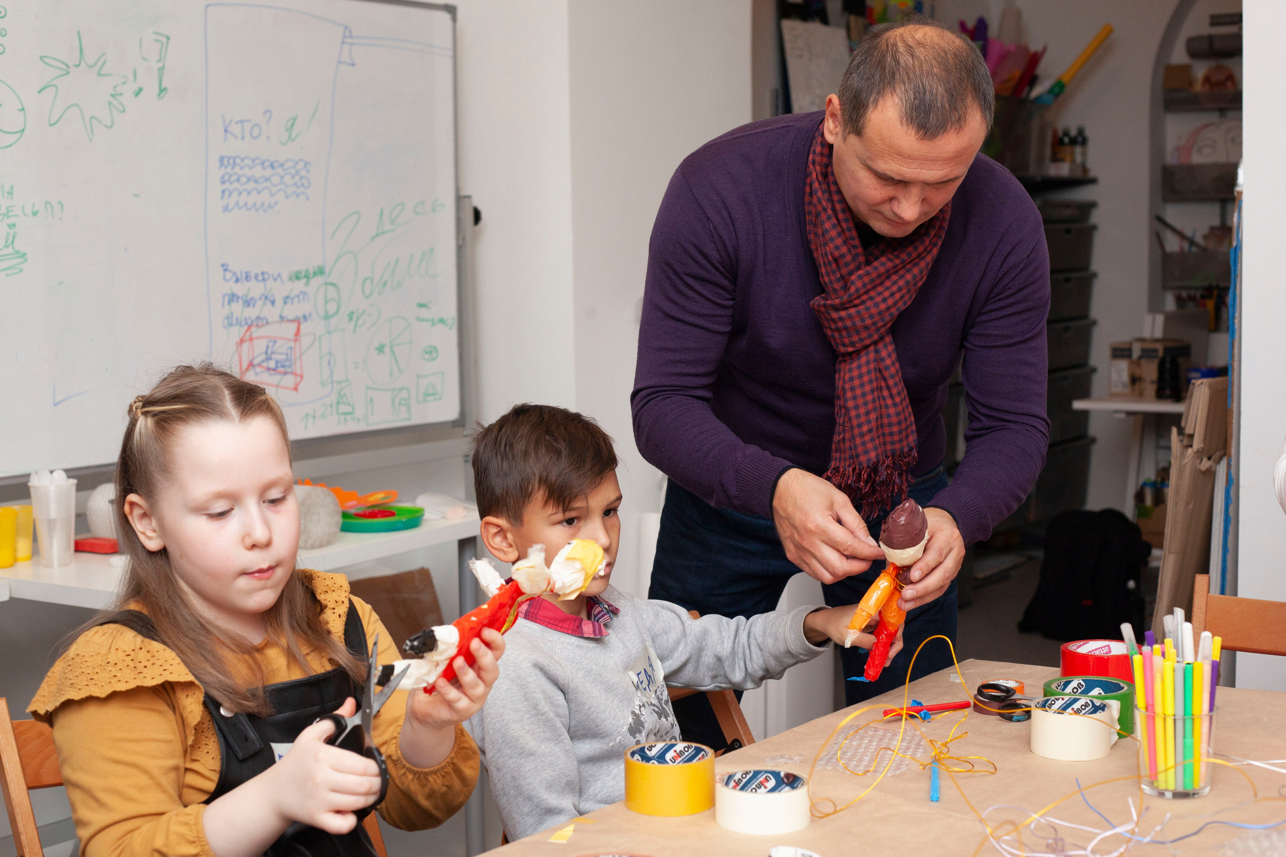 Детский мастер-класс в ММОМА. Stanislav Baryshev — People. Emotions. Atmosphere