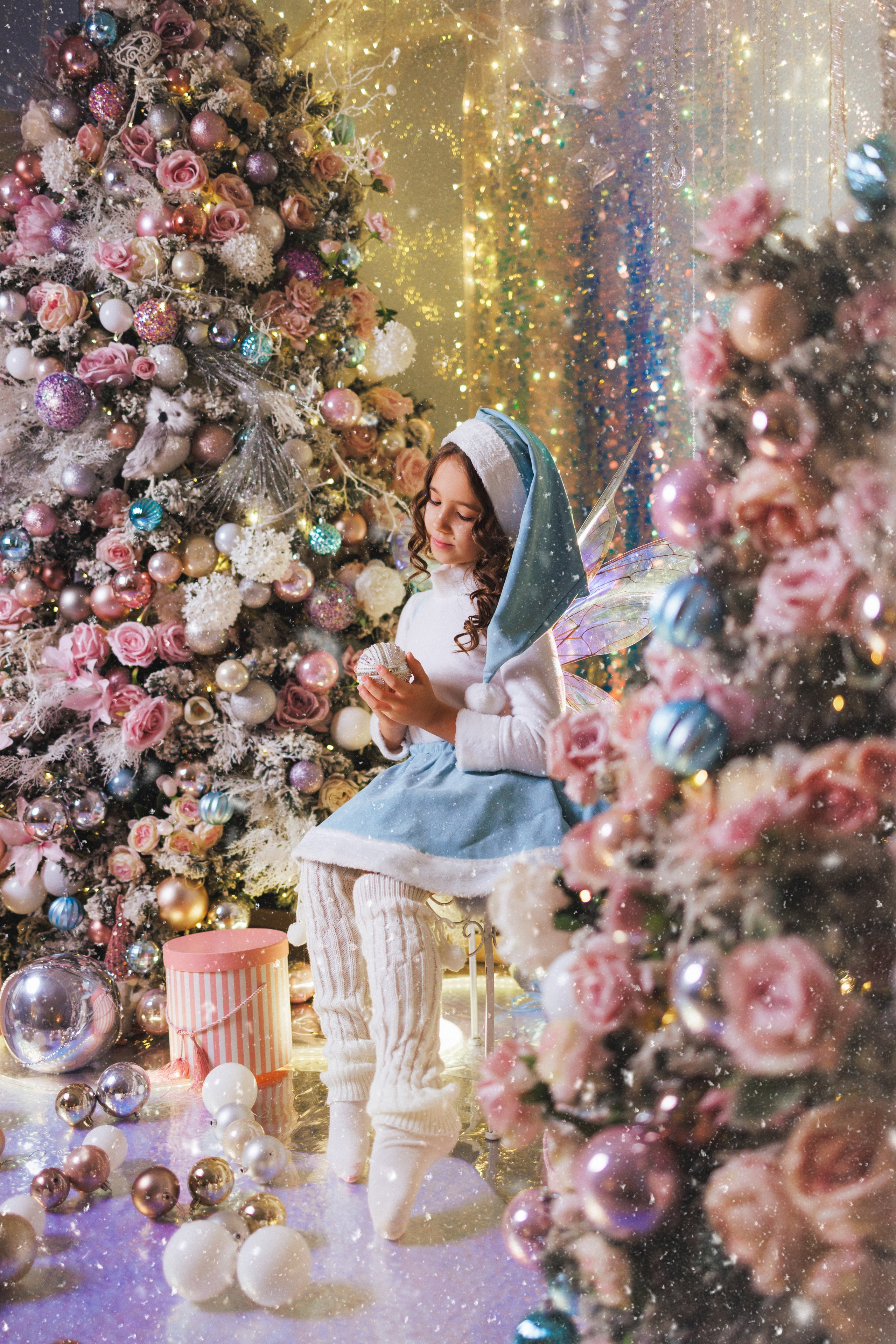 Детская фотосессия «Зимняя Фея», фотостудия «Авторская» в городе Краснодар. Семейный и детский фотограф в Краснодаре Анна Трашкова