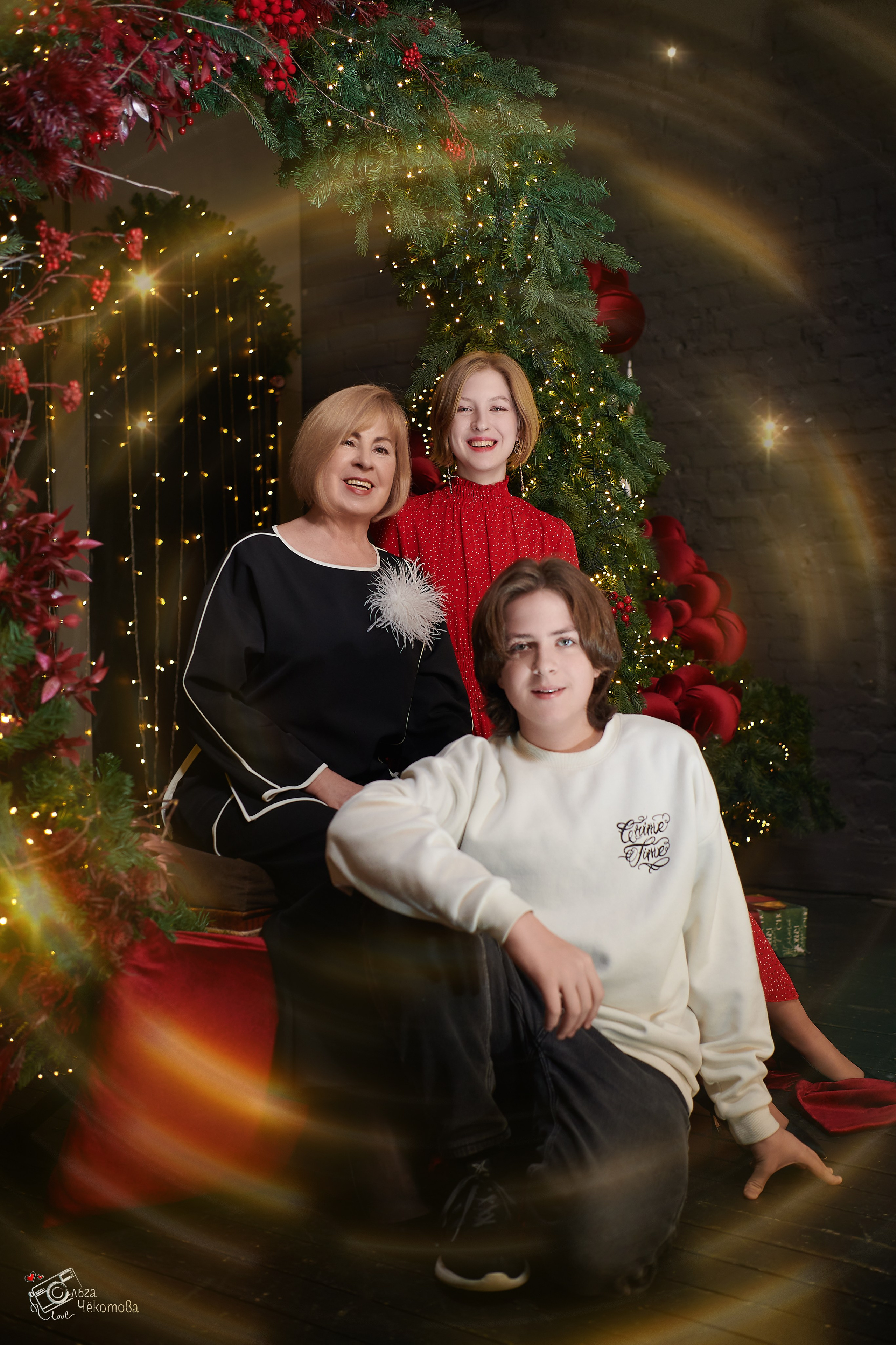 Новогодняя сказка для бабушки и двух внуков. Ольга Чёкотова (Фотограф Кострома)