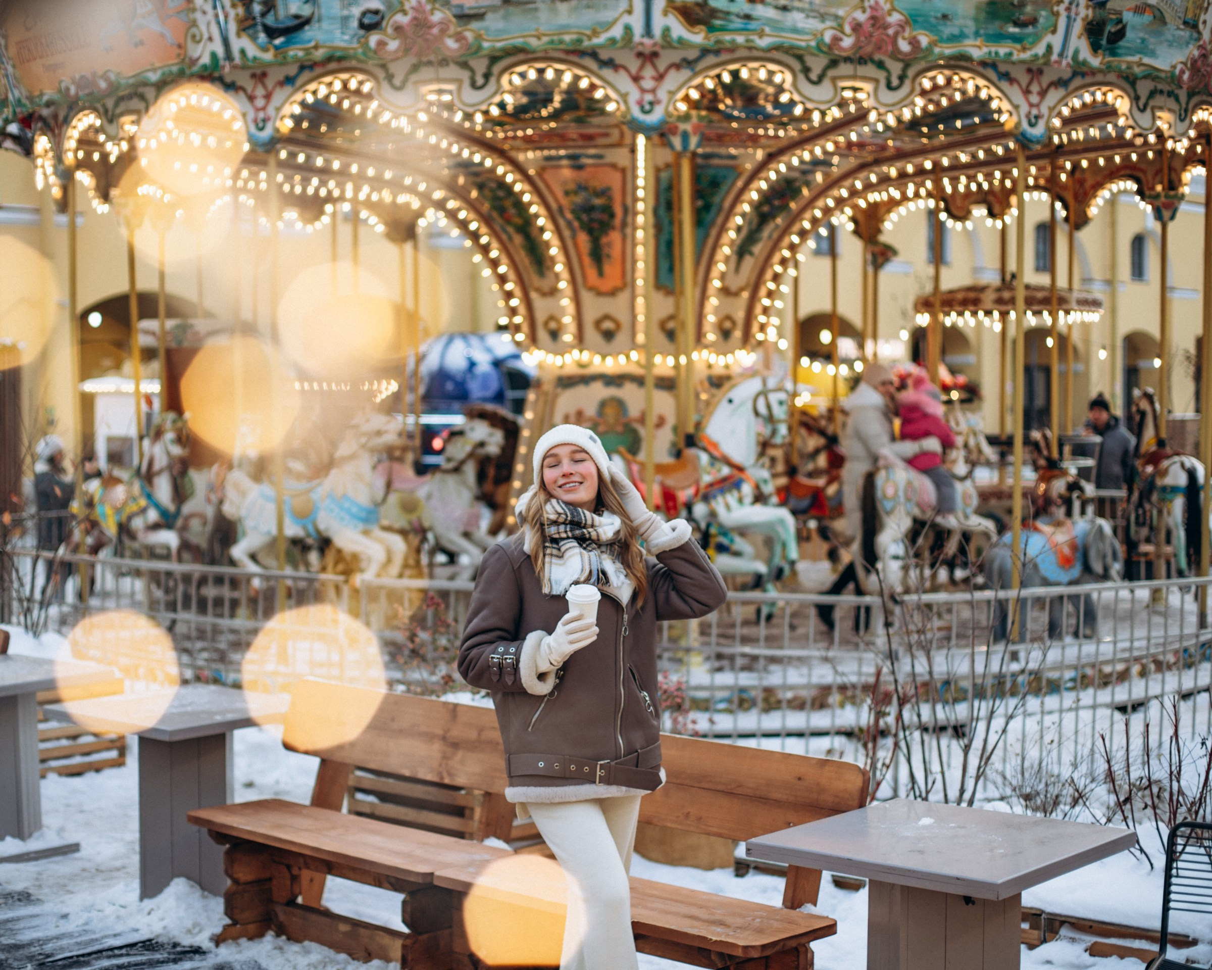 Александра в декабре. Фотопрогулка в Петербурге. Индивидуальный и семейный фотограф в Санкт-Петербурге