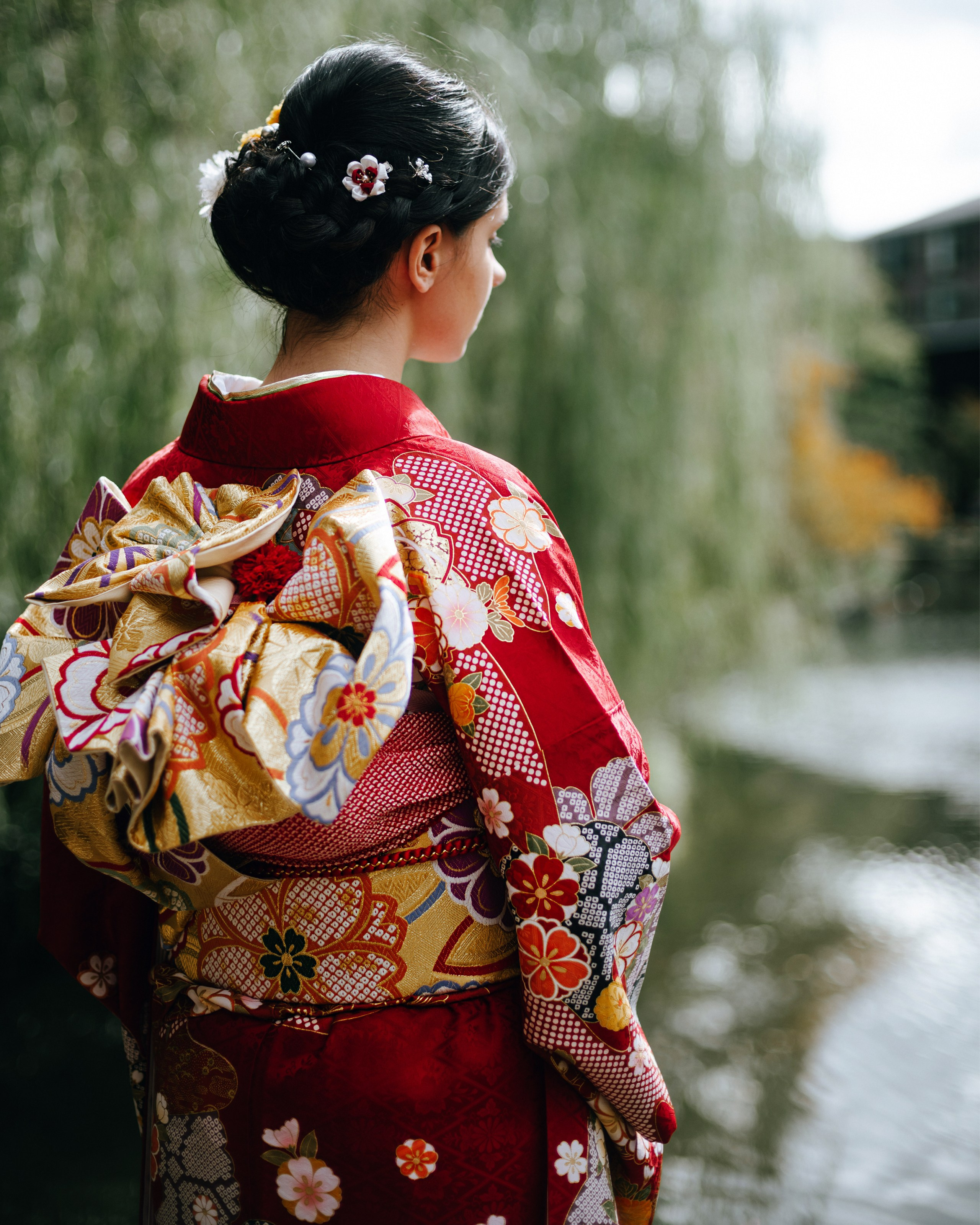 Kimono photoshoot in Kyoto. Photographer in Tokyo Anatolii Ozarto