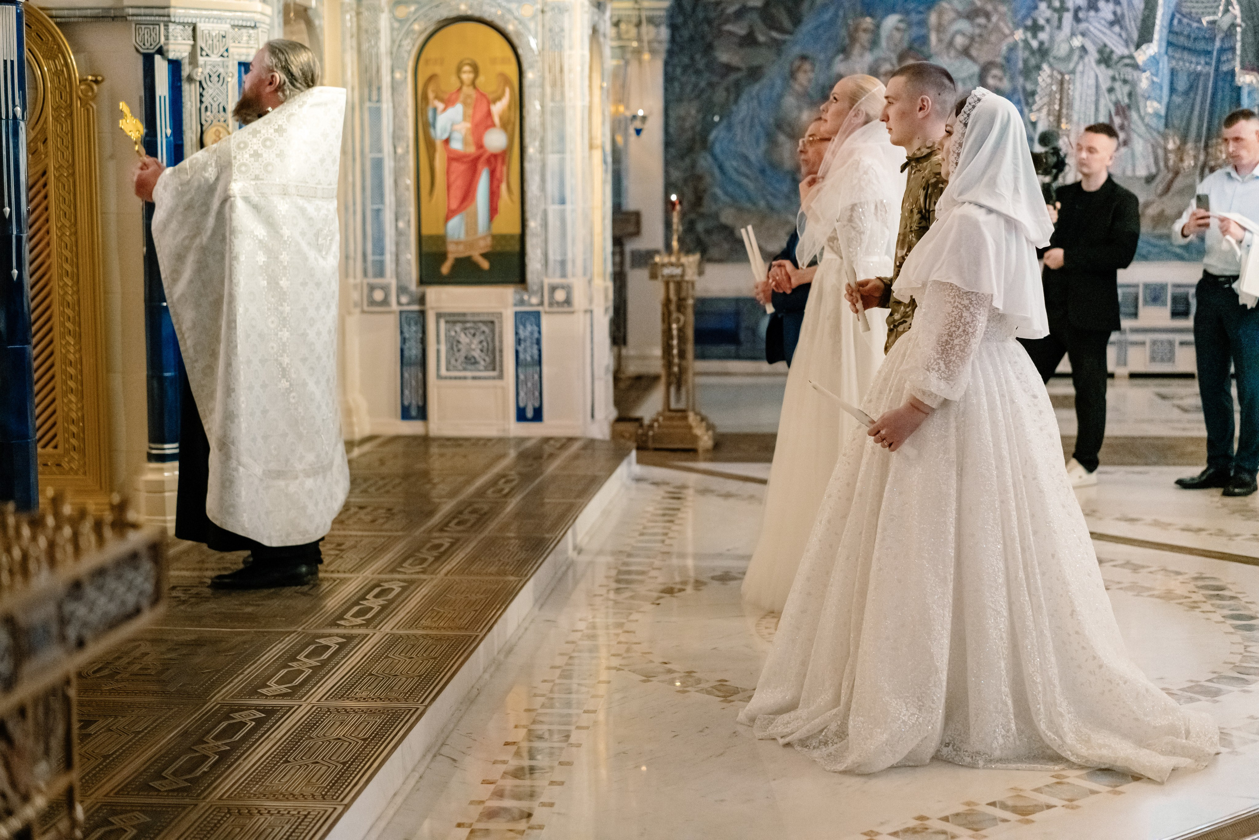 Венчание в Главном храме вооруженных сил (Патриот). Семейный фотограф Одинцово Москва Наталия Черенкова