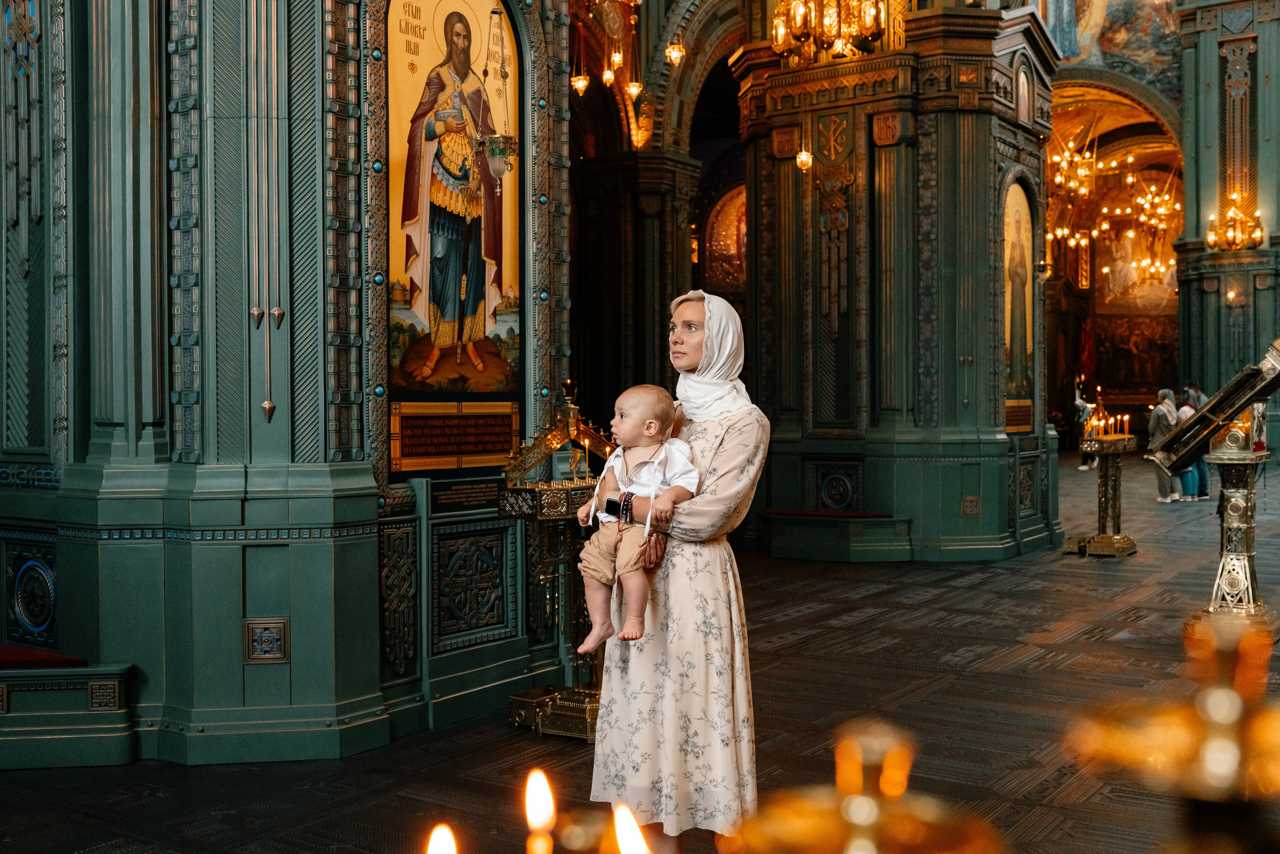 Крещение Артема. Семейный фотограф Одинцово Москва Наталия Черенкова