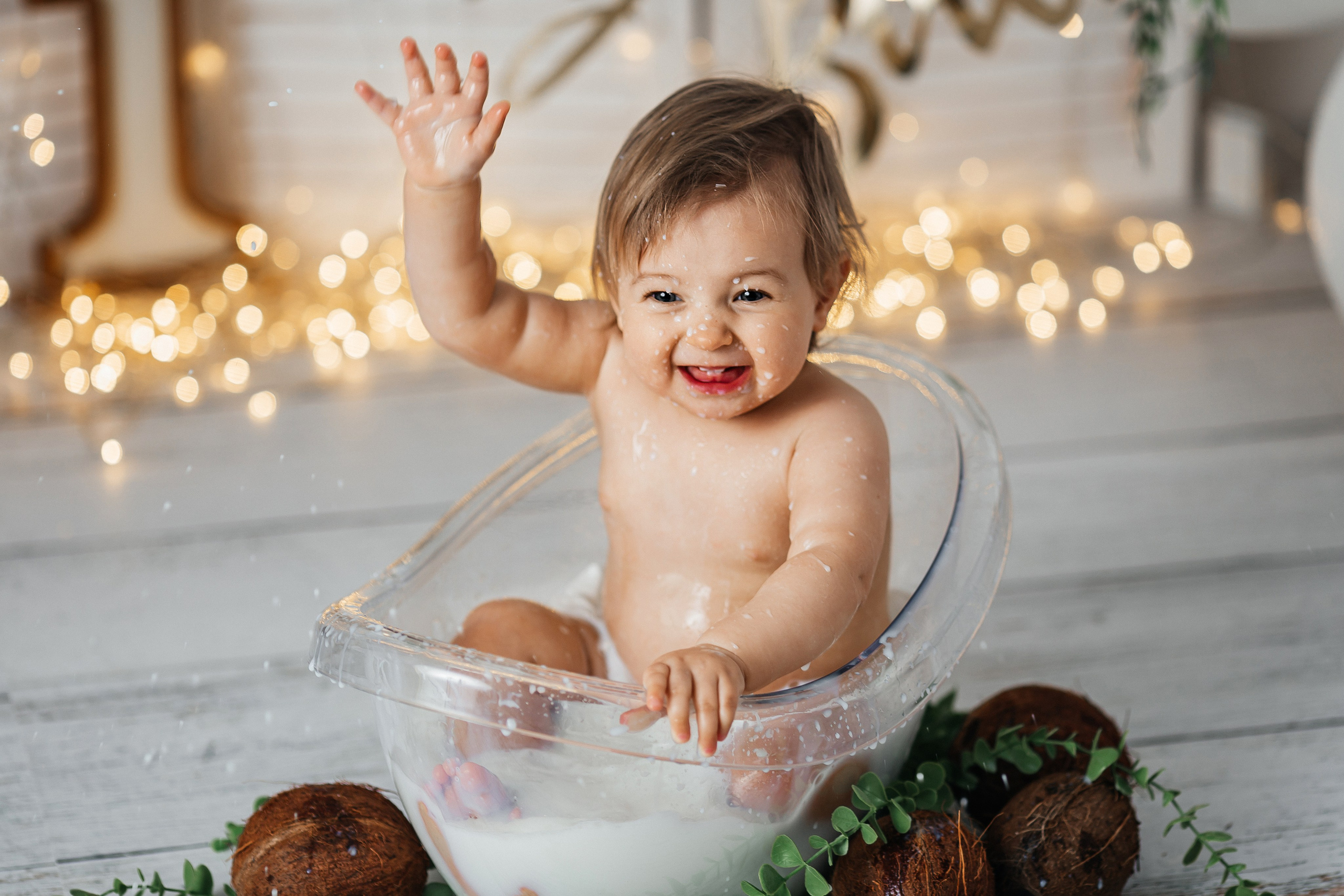 Молочная ванна. Фотограф новорождённых Екатерина Боброва. Ульяновск