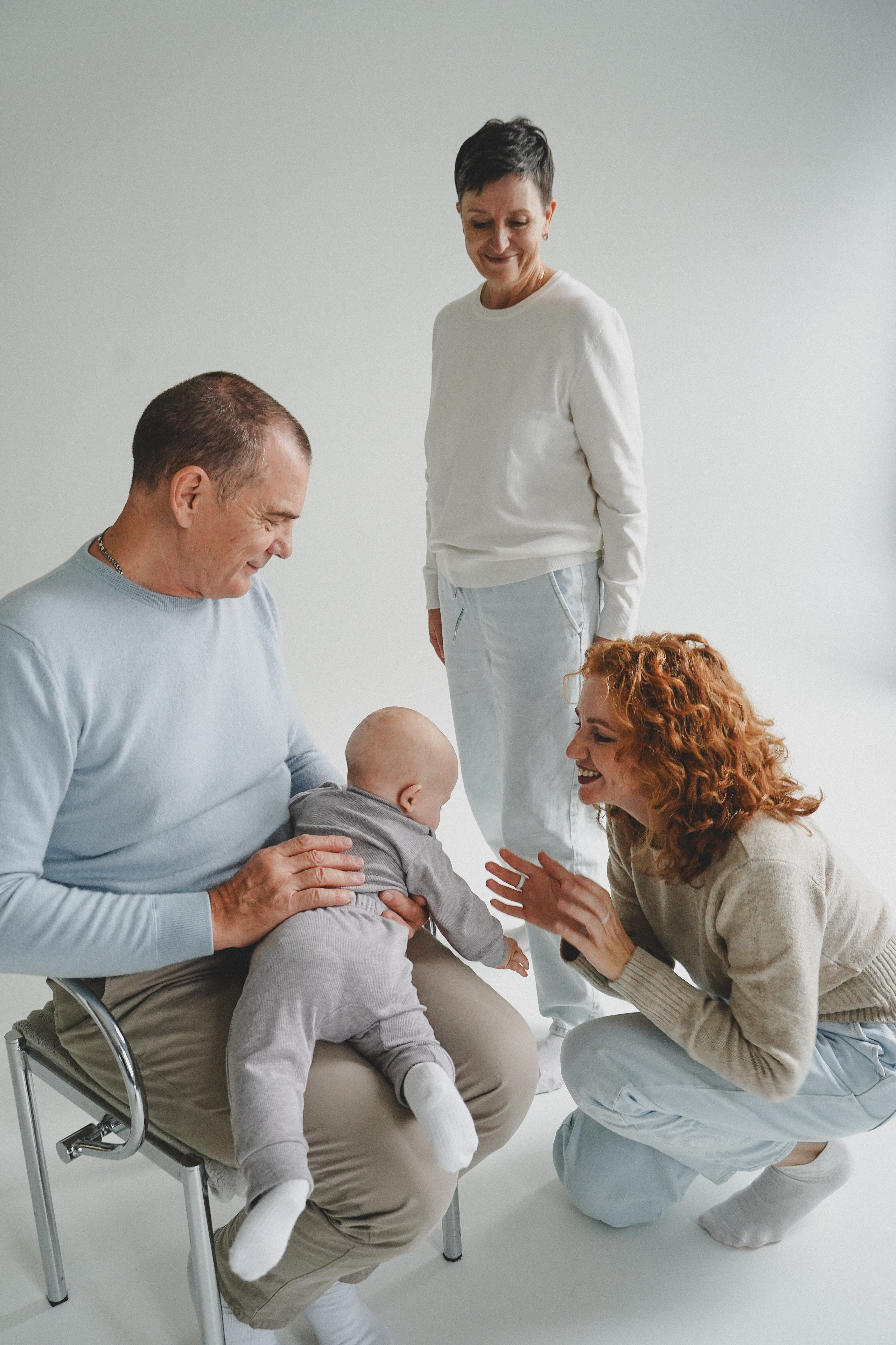 Семейная фотосессия в студии. Семейный и женский фотограф в Краснодаре Анастасия Приймак
