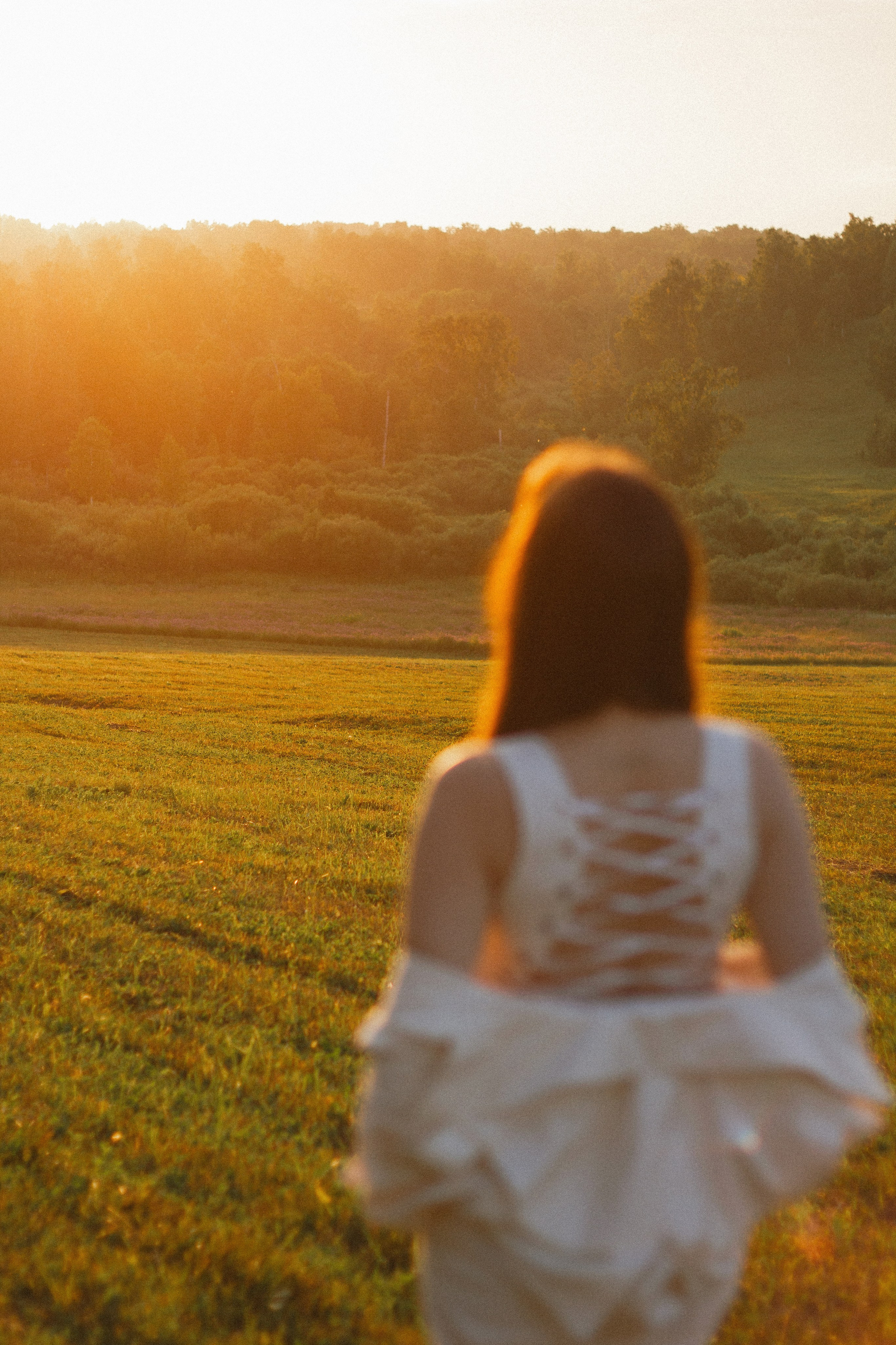Оля, закат. Анастасия Дубцова. Фотограф в Кемерово
