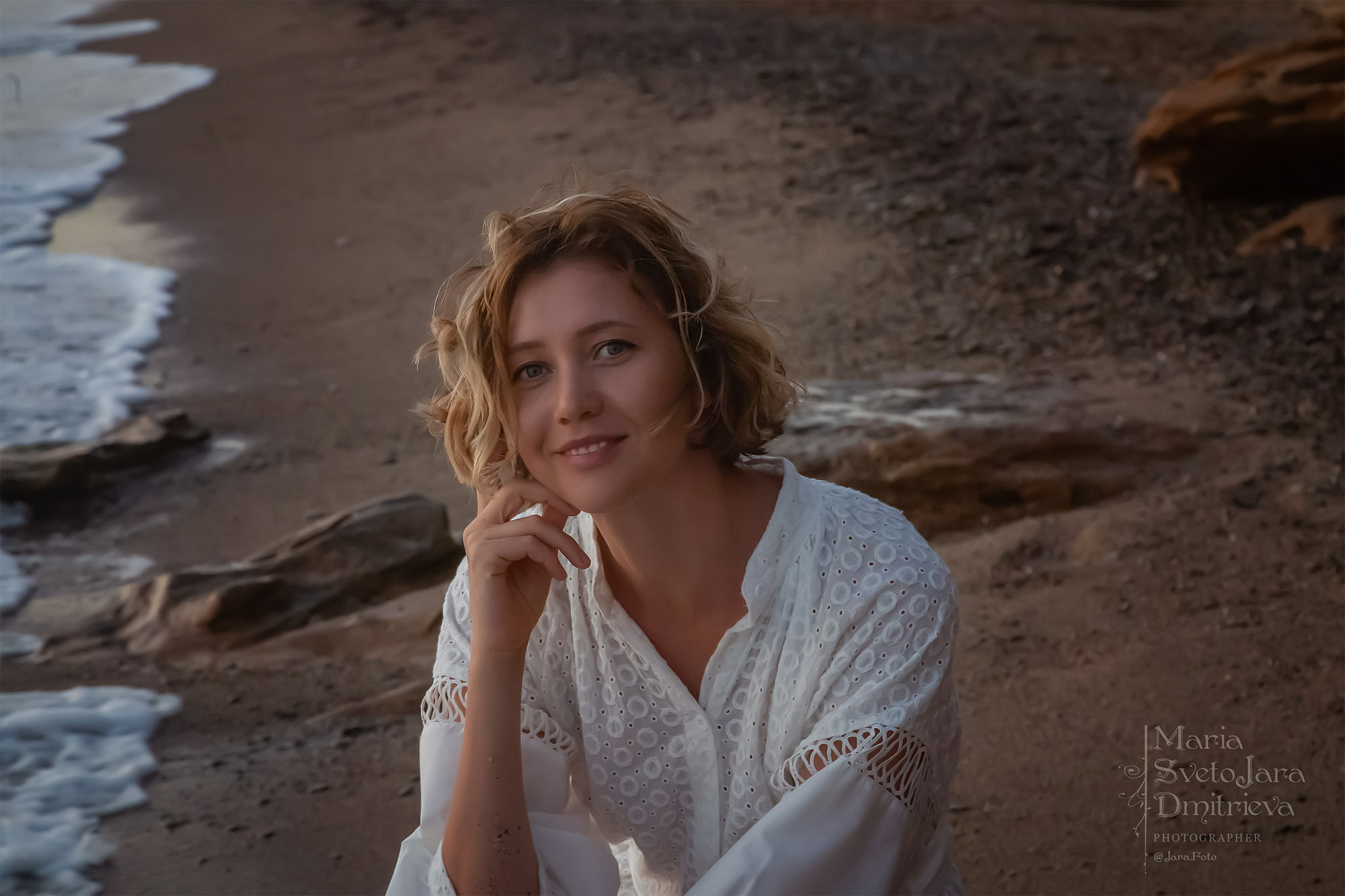 Лена: закат на берегу моря. Фотограф в Симферополе и Крыму — Мария СветоЯра Дмитриева | Индивидуальные и семейные съёмки