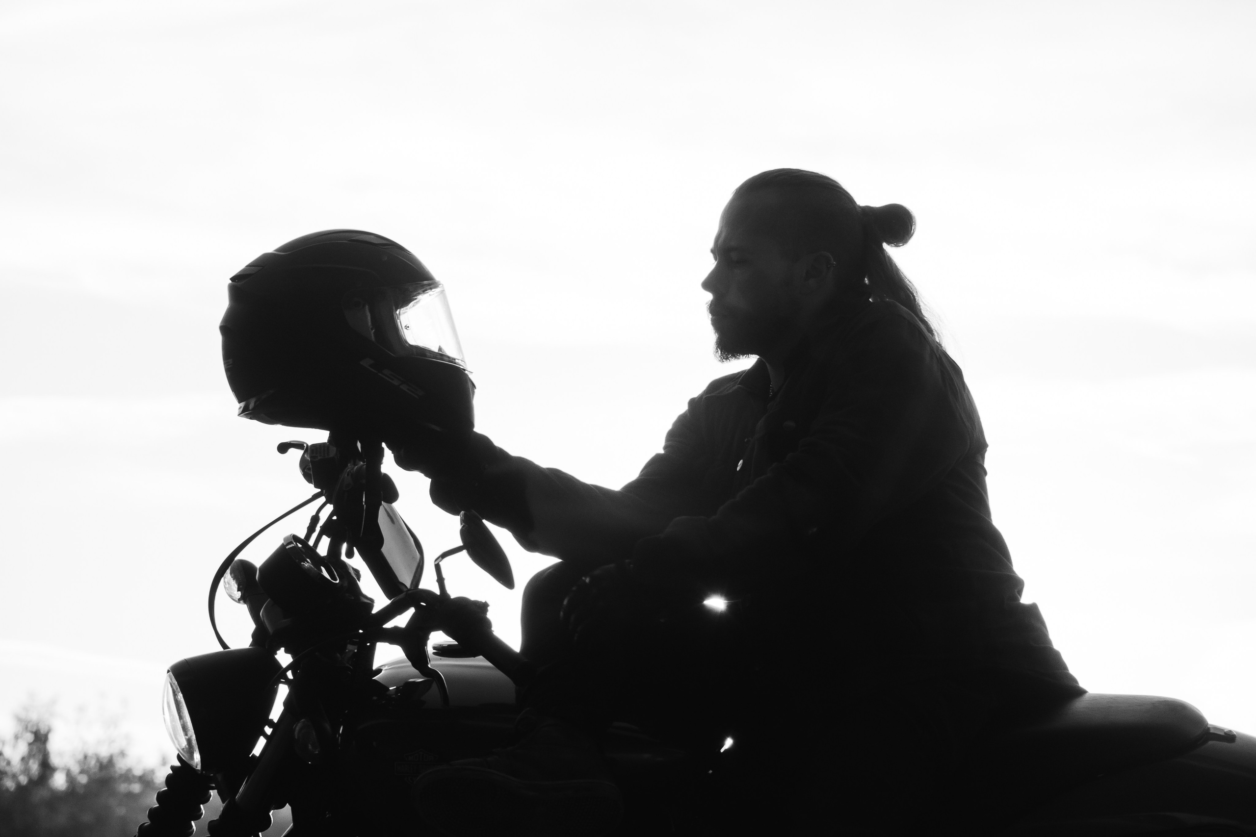 Иван и Harley Davidson. Наталия Фролова. Фотограф. Москва