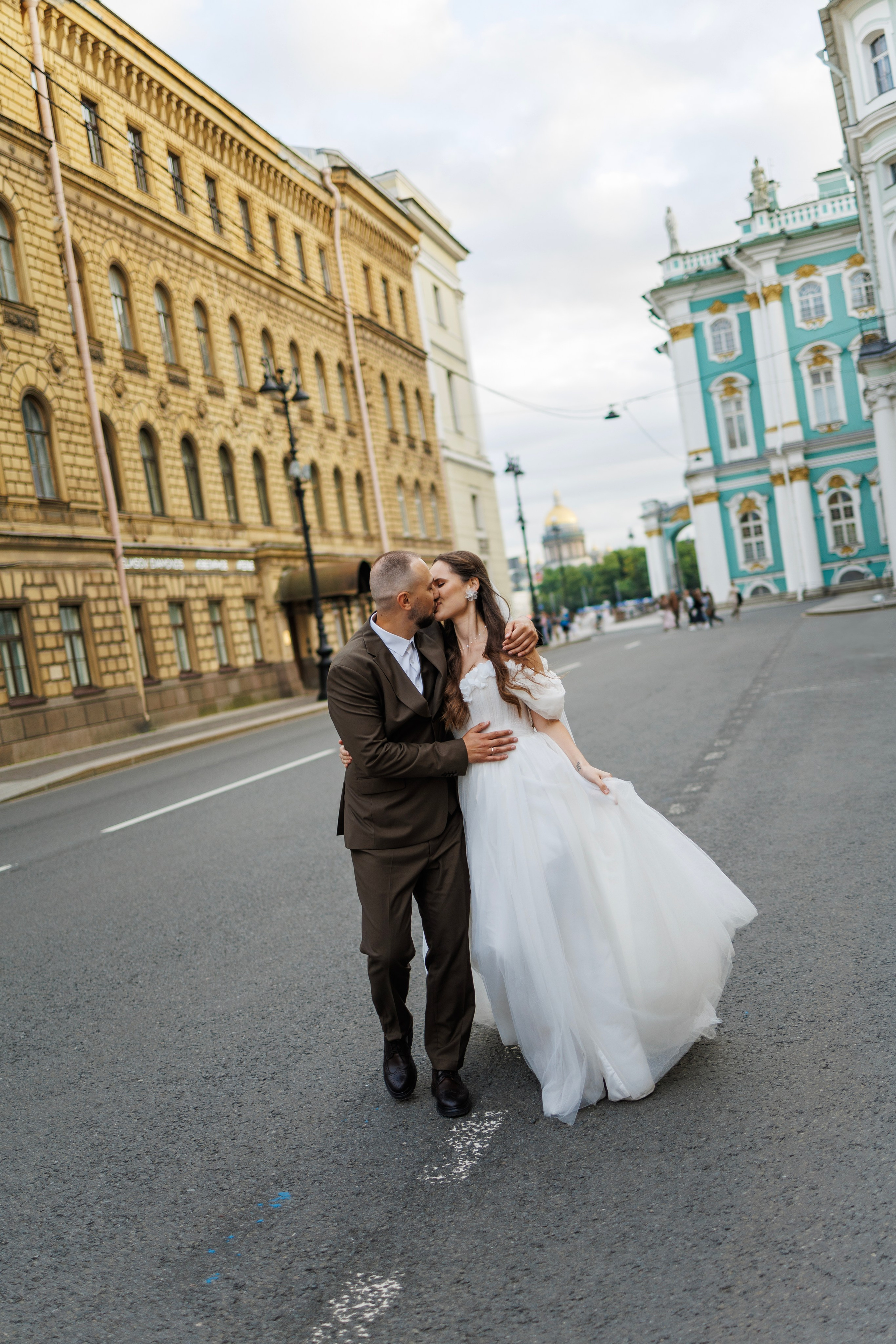 Руслан и Виолетта — Исаакий, Зимняя канавка. Боженова Елена фотограф Санкт-Петербург